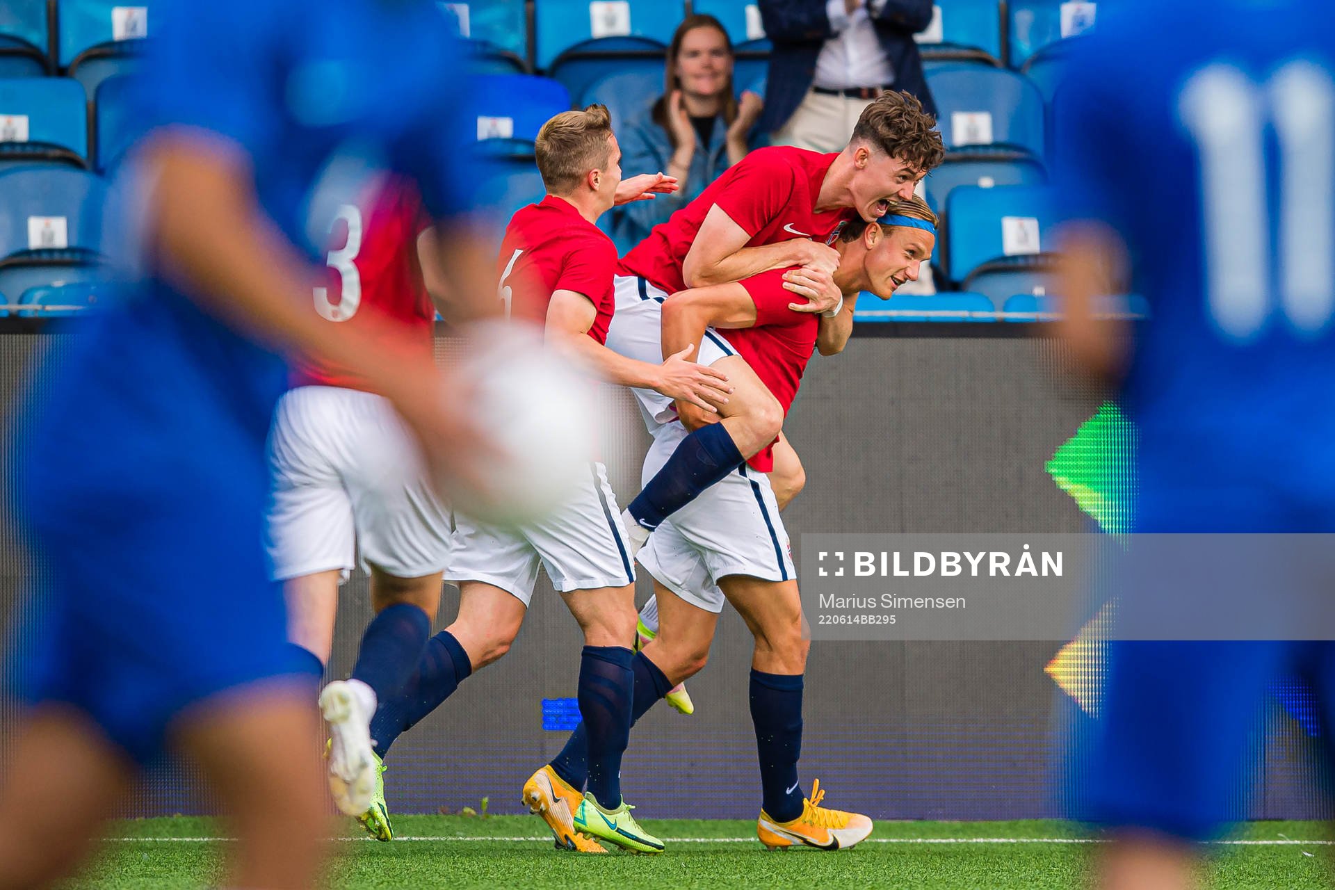 Erik Botheim of Norway celebrates