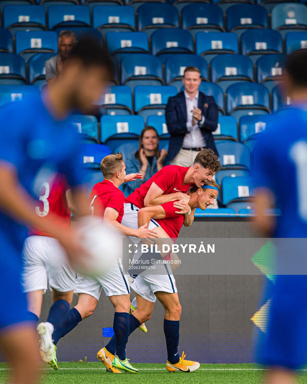 Erik Botheim of Norway celebrates
