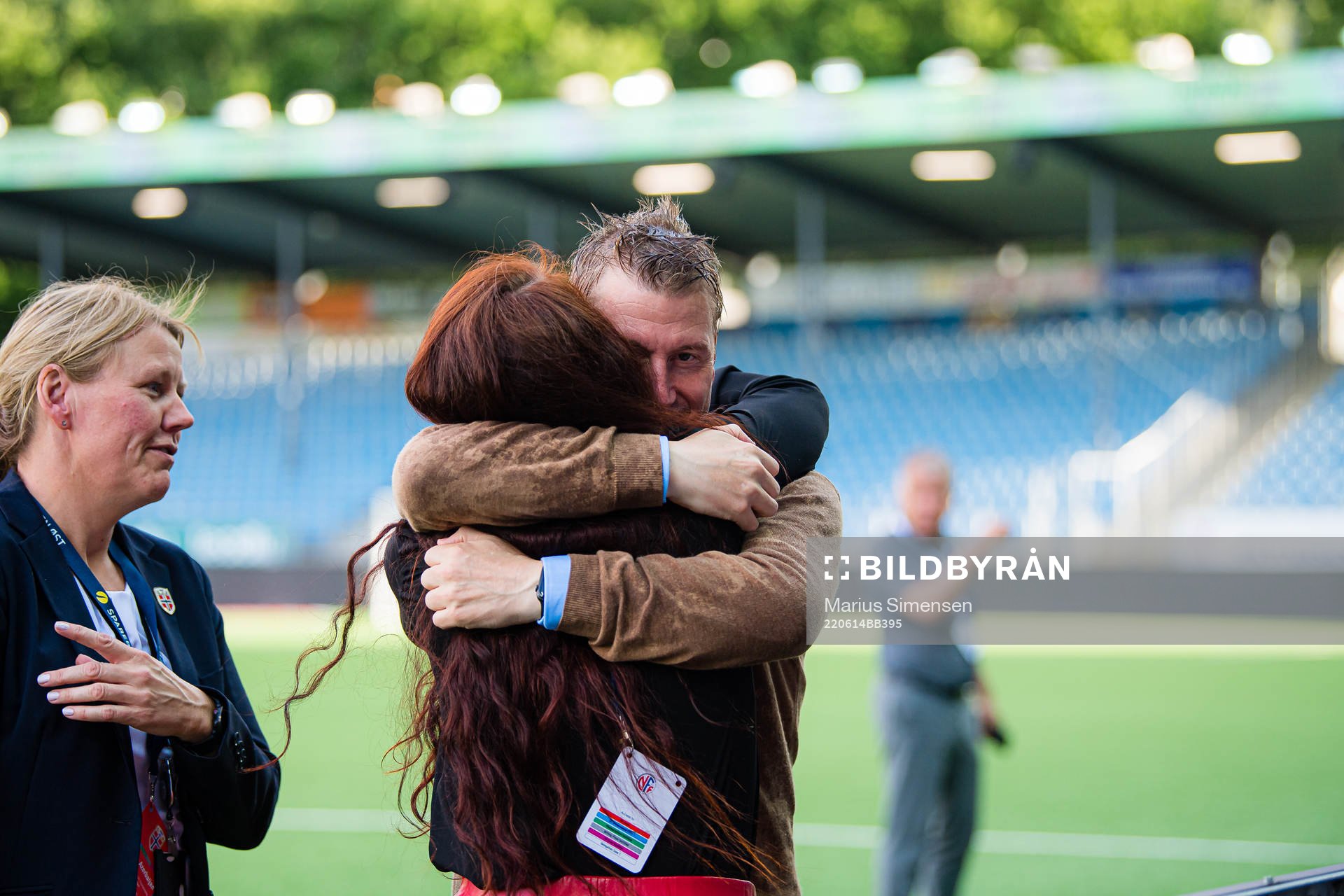 Leif Gunnar Smerud, head coach of Norway, and Lise