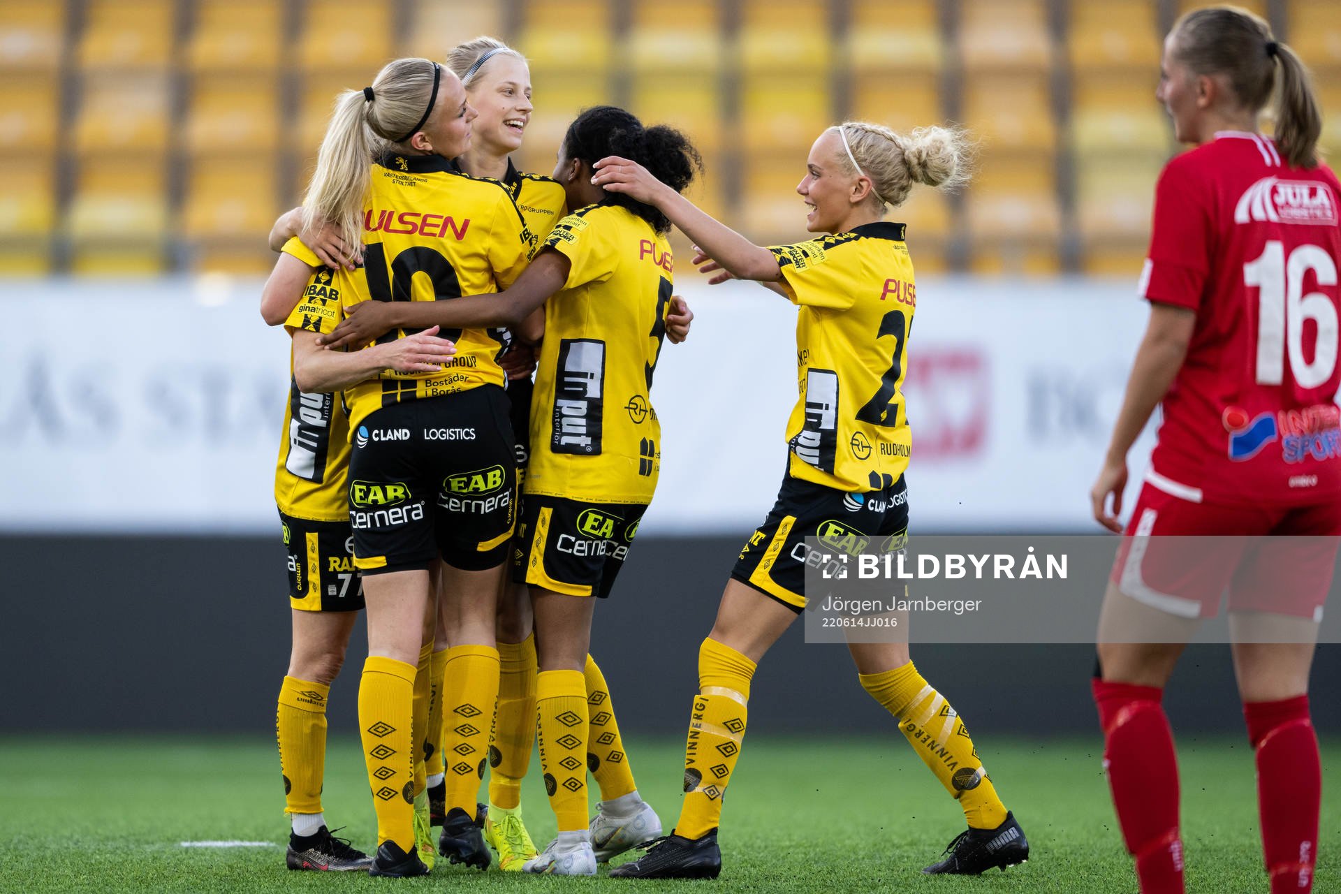 Elfsborgs spelare jublar