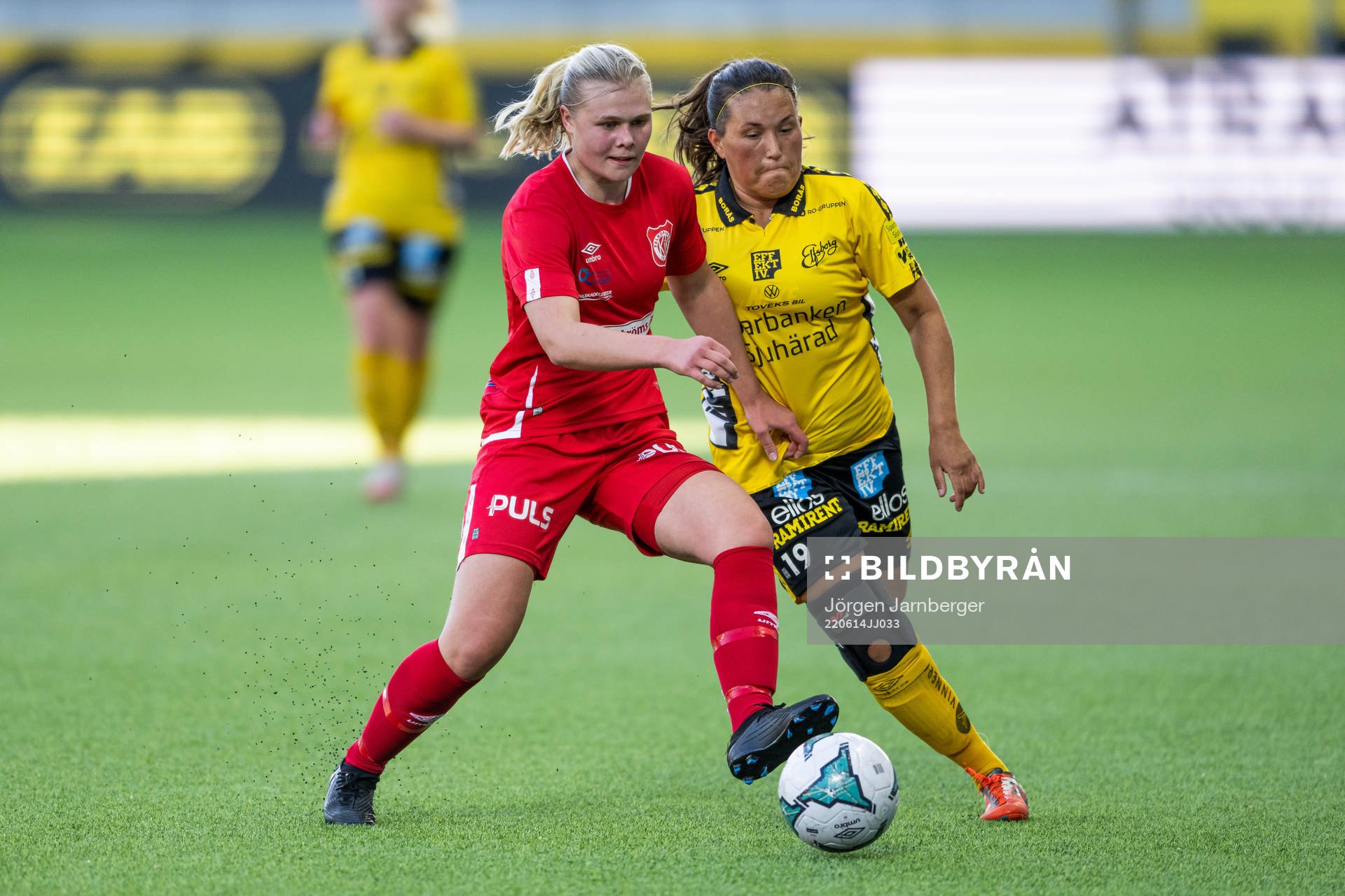 Falköpings Lisa Orebrand och Elfsborgs Johanna Kalinski