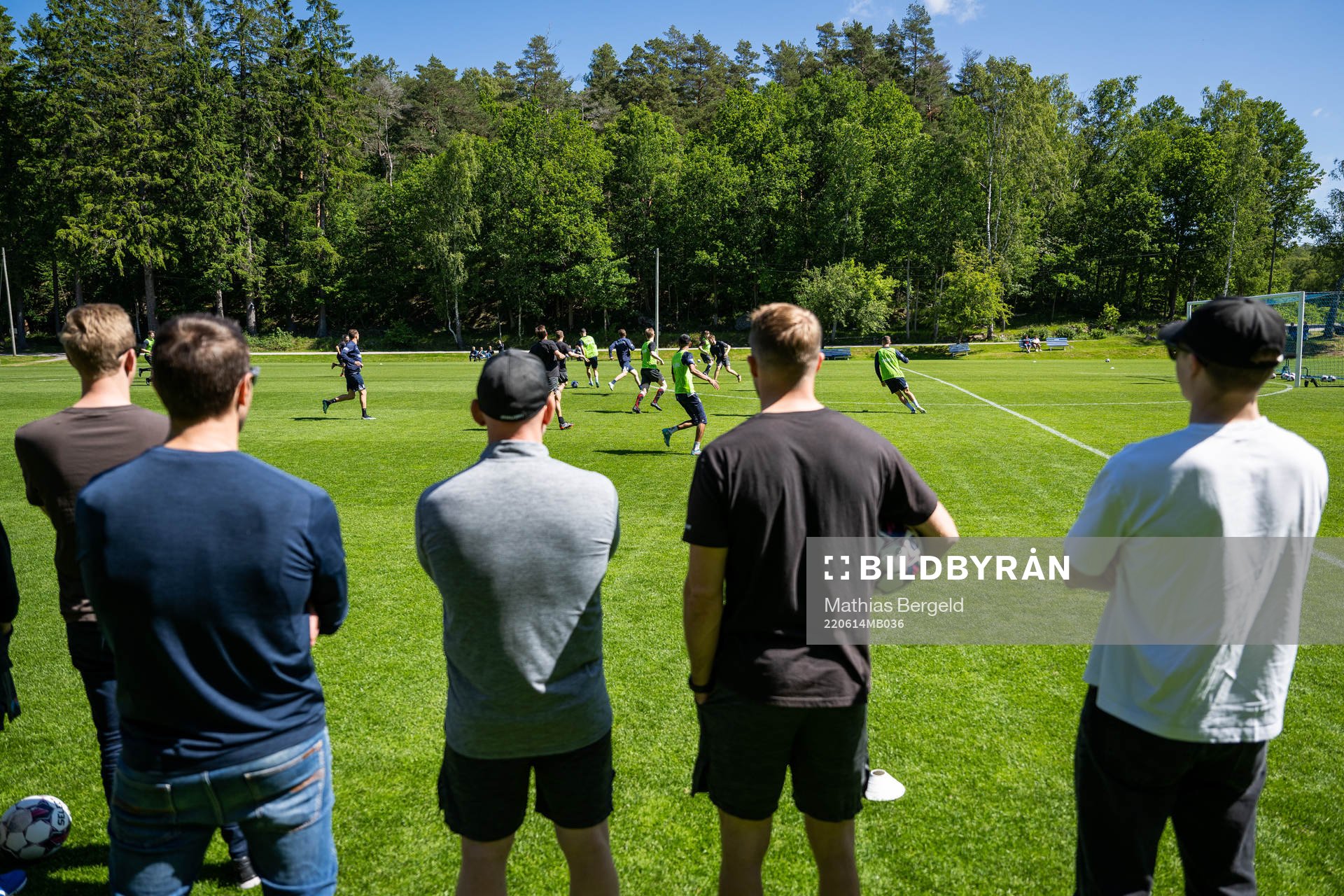 Frölundas och IFK Göteborgs spelare