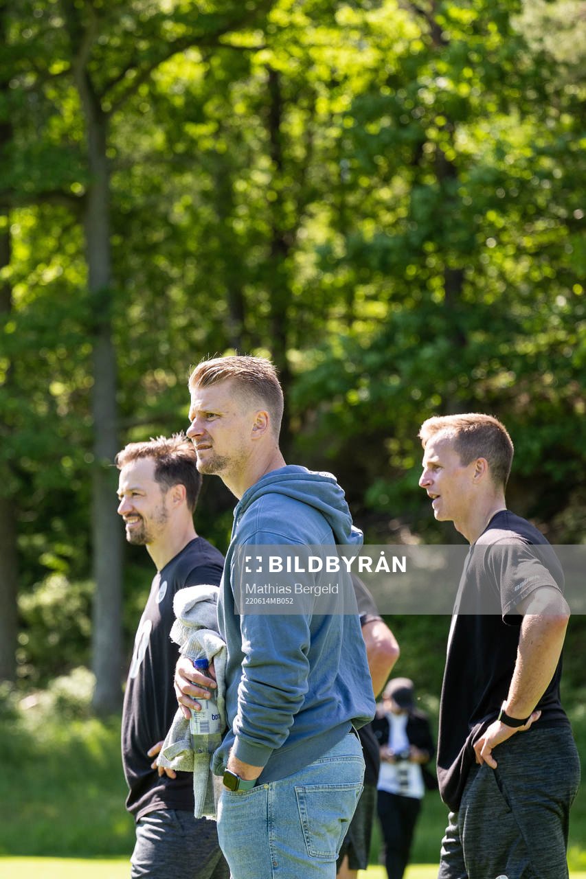 Frölundas Patrik Carlsson, Nicklas Lasu och Max Friberg