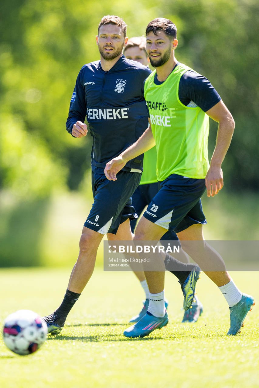 IFK Göteborgs Marcus Berg och Kevin Yakob
