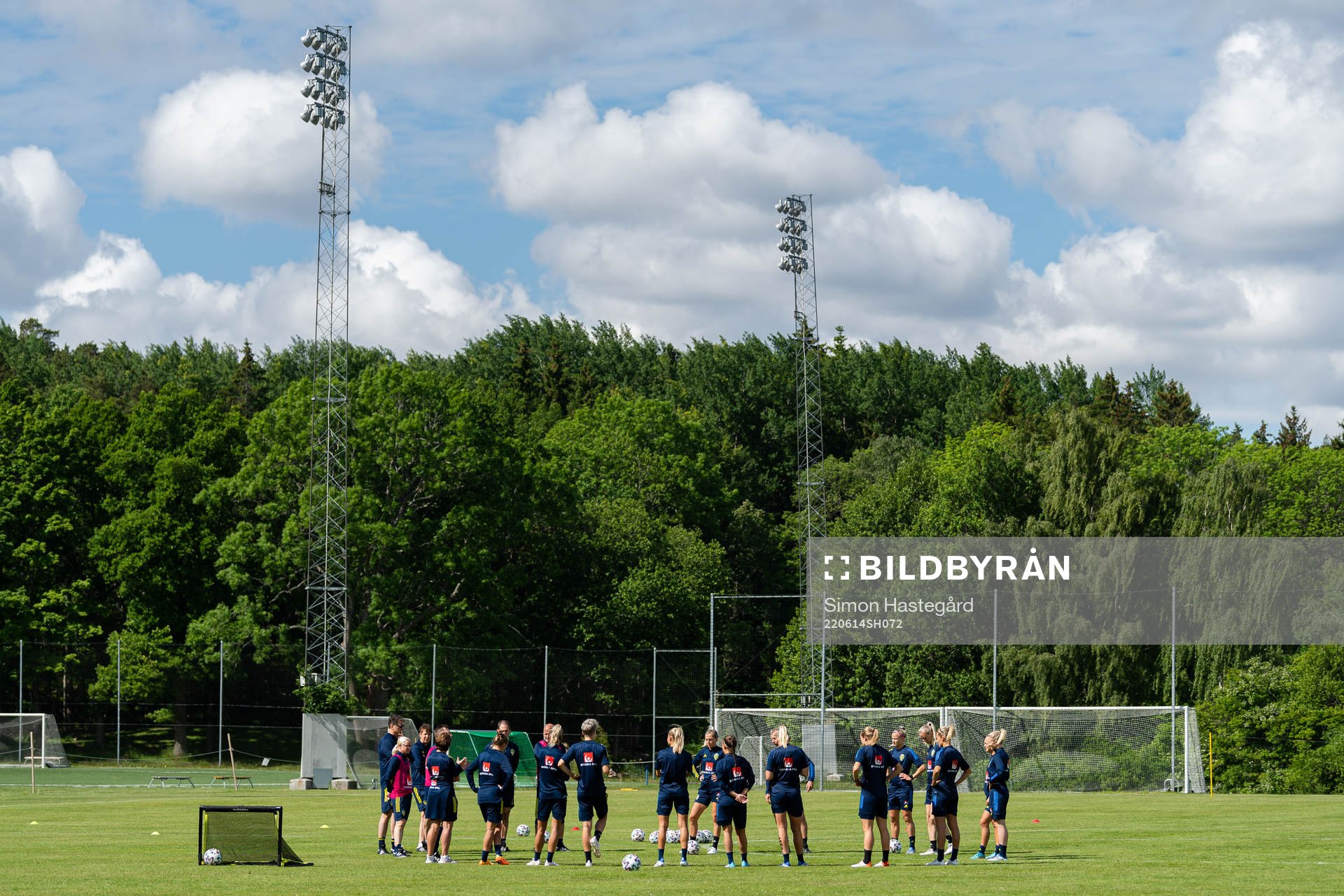 Players gathered