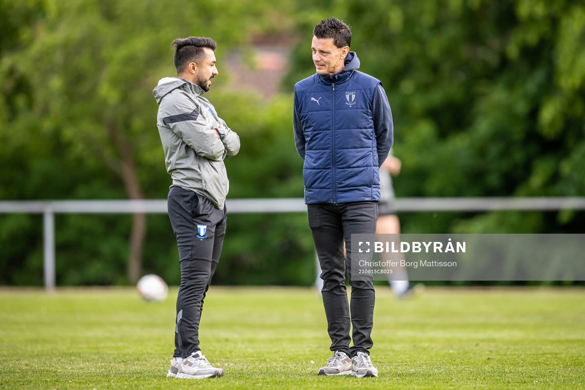 Malmö FFs assisterande tränare Maxim Khalil och tränare
