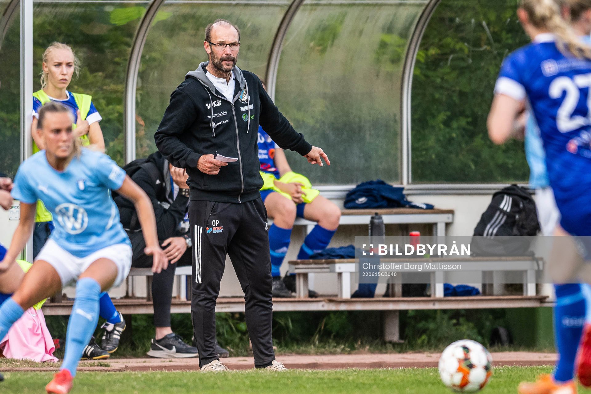 Södra Sandbys tränare Otto Persson