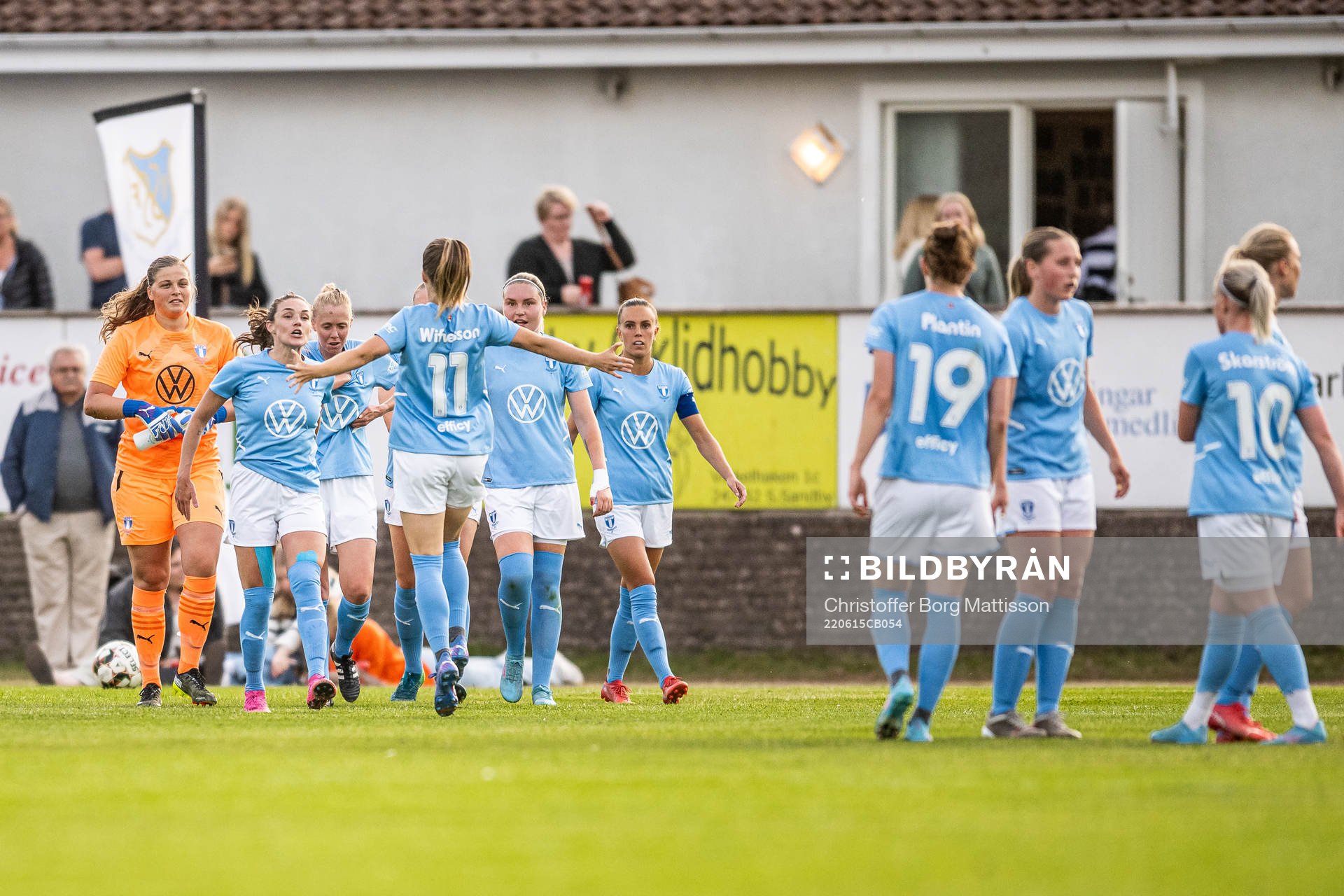 Malmö FFs spelare jublar
