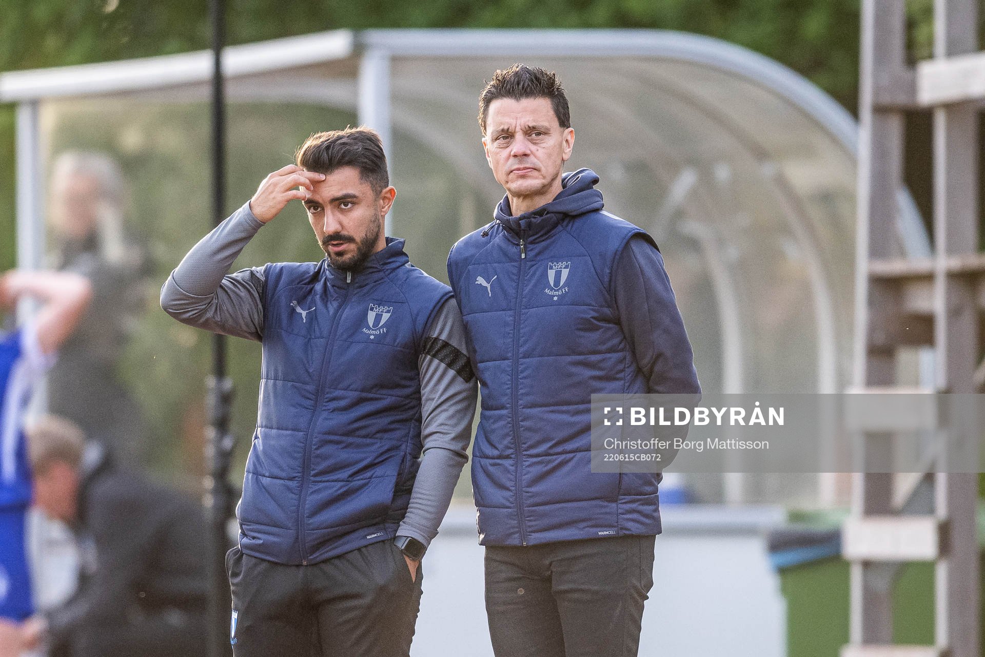 Malmö FFs assisterande tränare Maxim Khalil och tränare