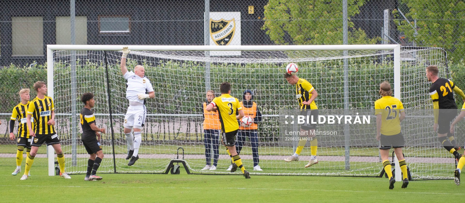 IFK Hässleholms Jacob Holmberg i matchen i DM mellan IFK