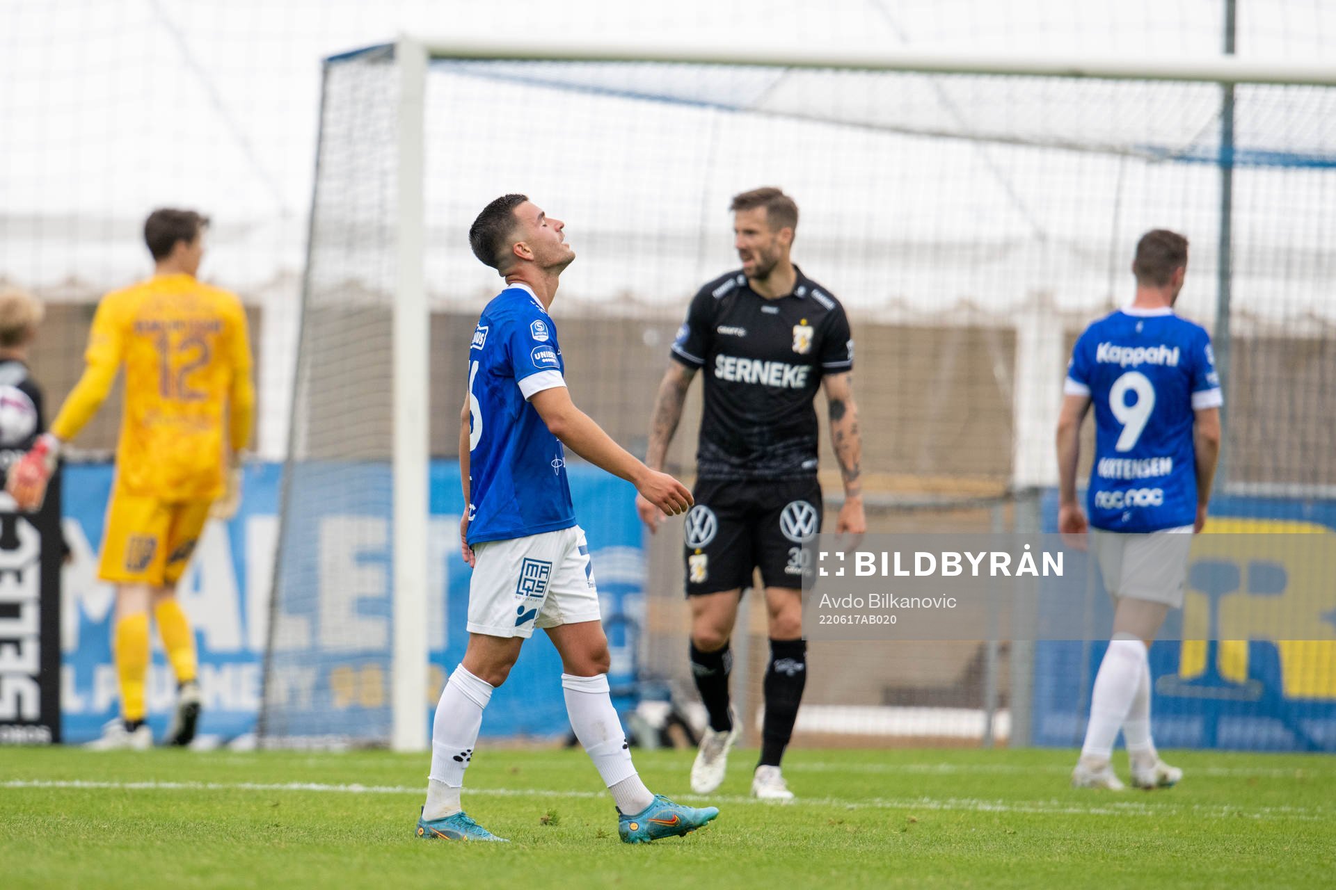 Trelleborgs Haris Brkic deppar