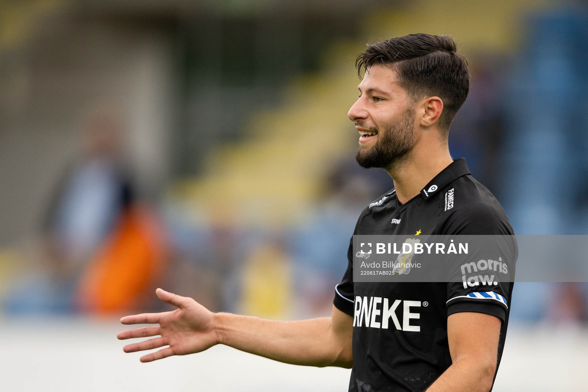 IFK Göteborgs Kevin Yakob jublar