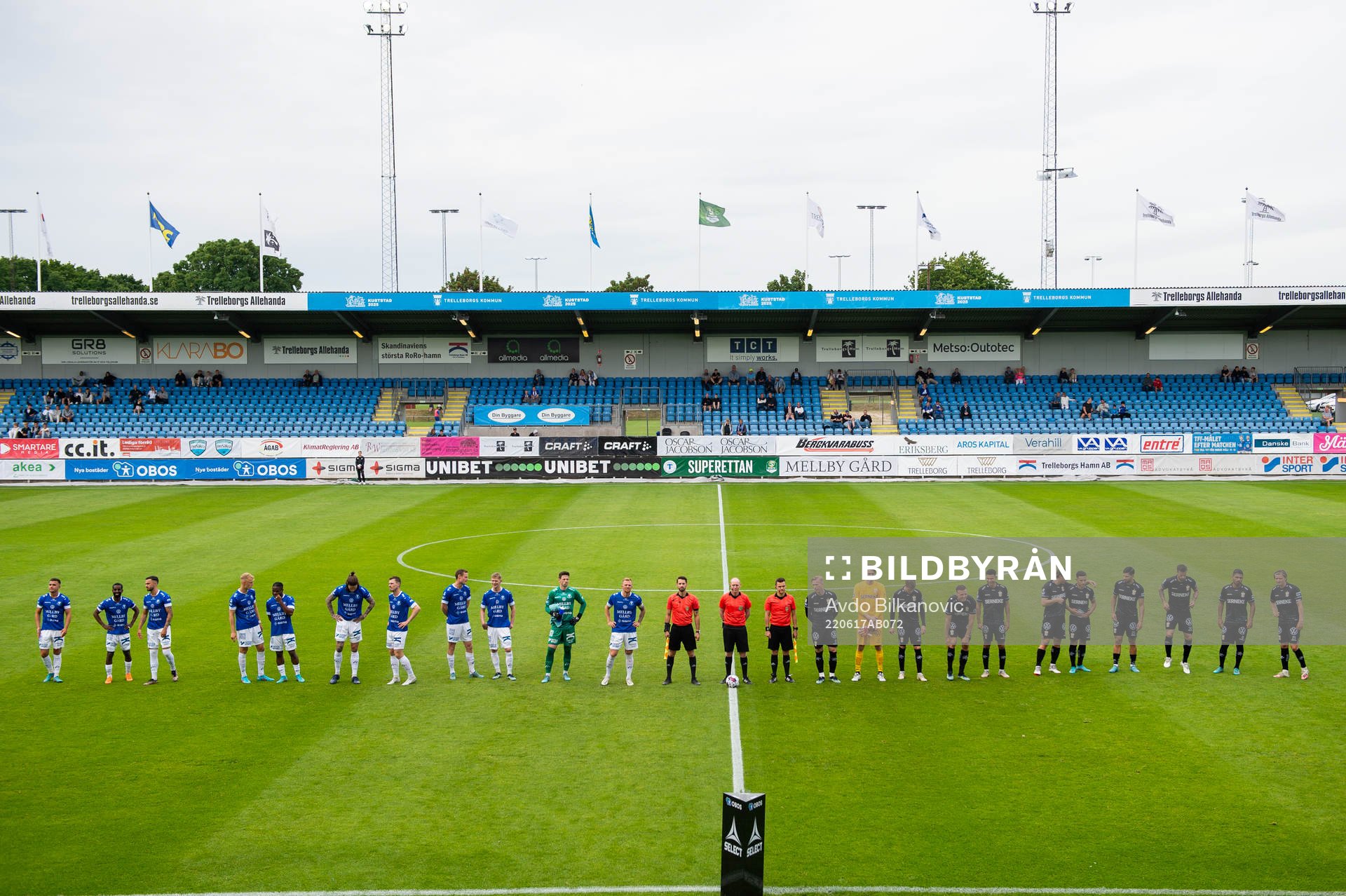 IFK Göteborgs och Trelleborgs spelare