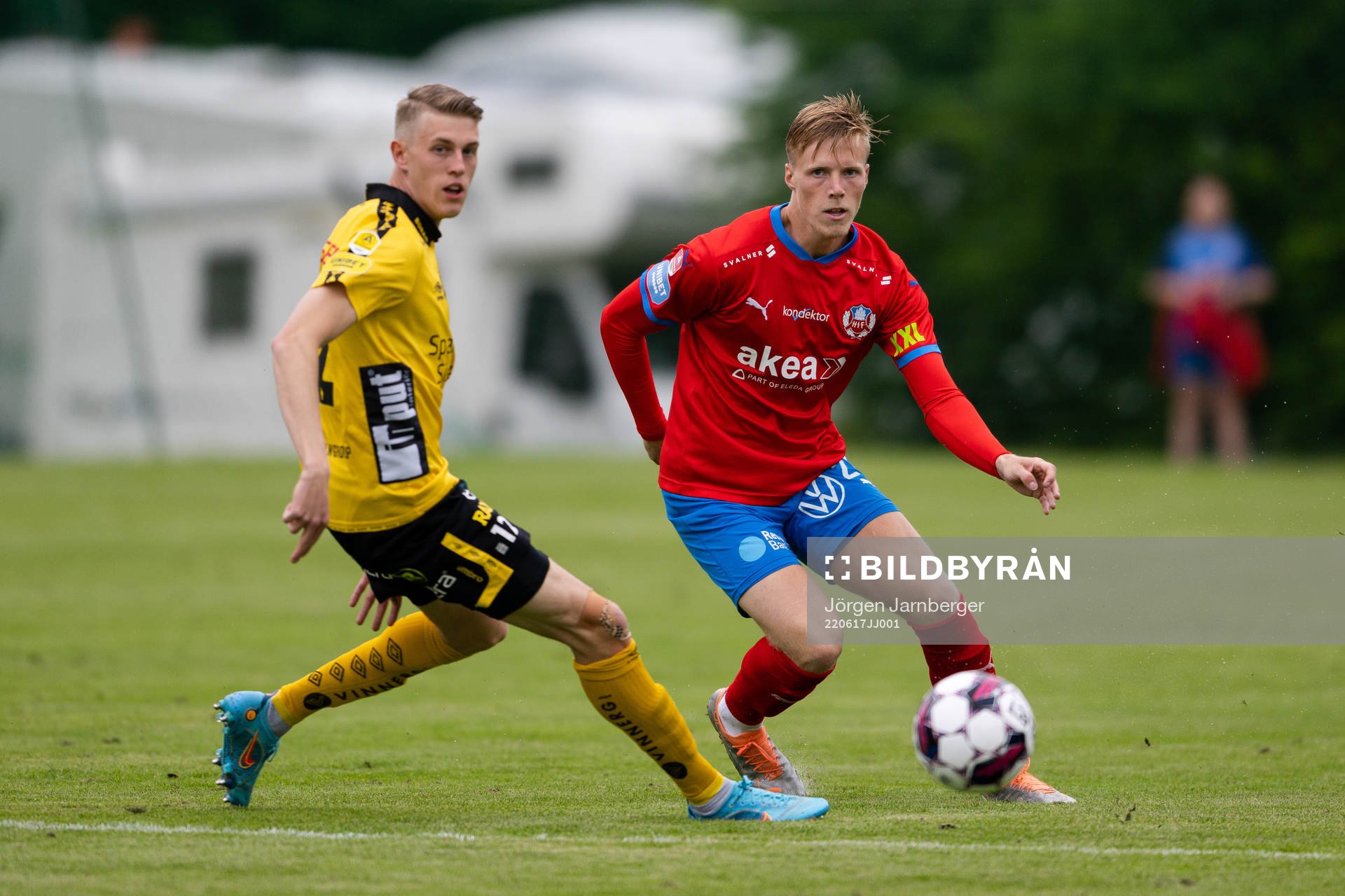 Elfsborgs Alexander Bernhardsson och Helsingborgs Emil