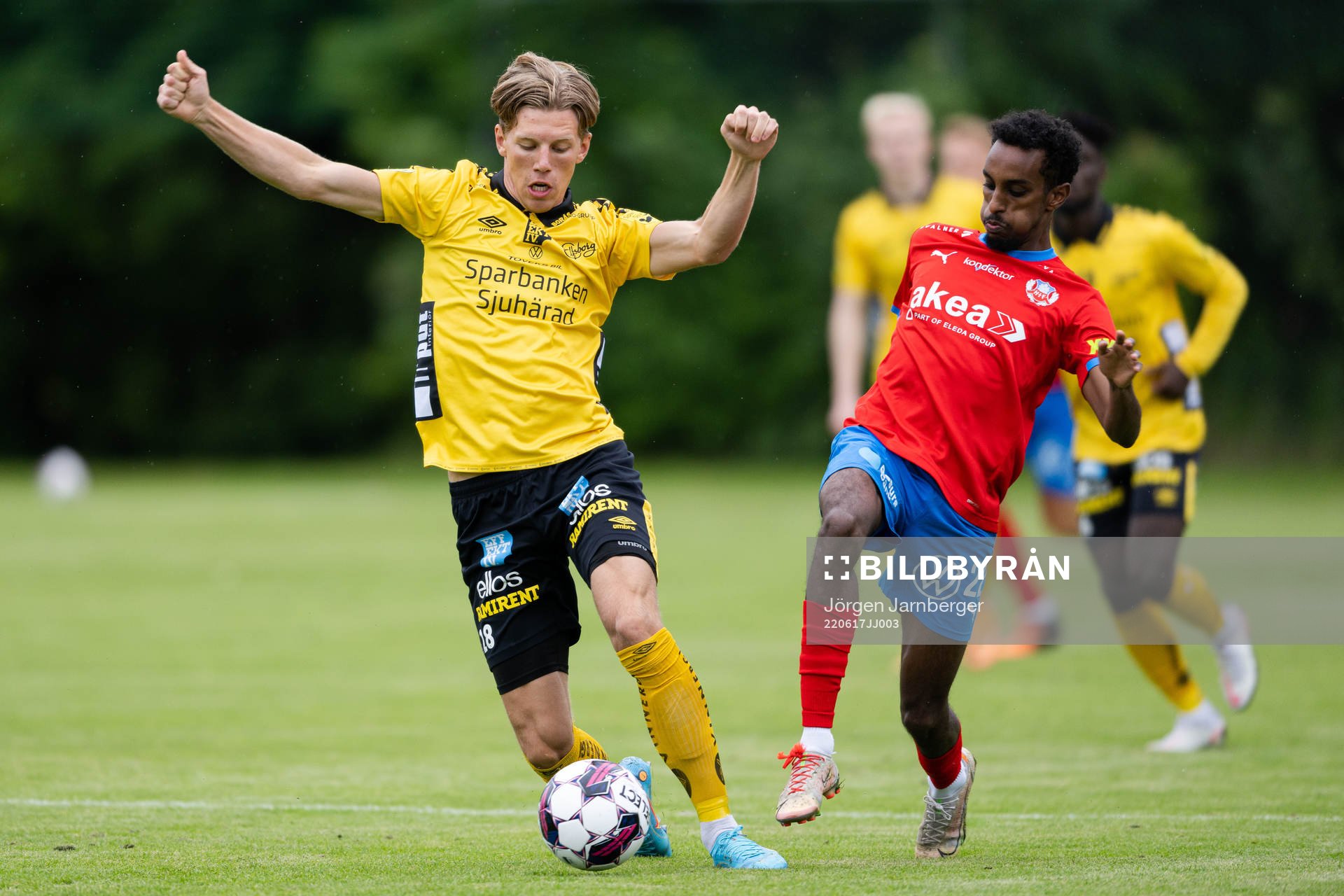 Elfsborgs Noah Söderberg och Helsingborgs Taha Ali