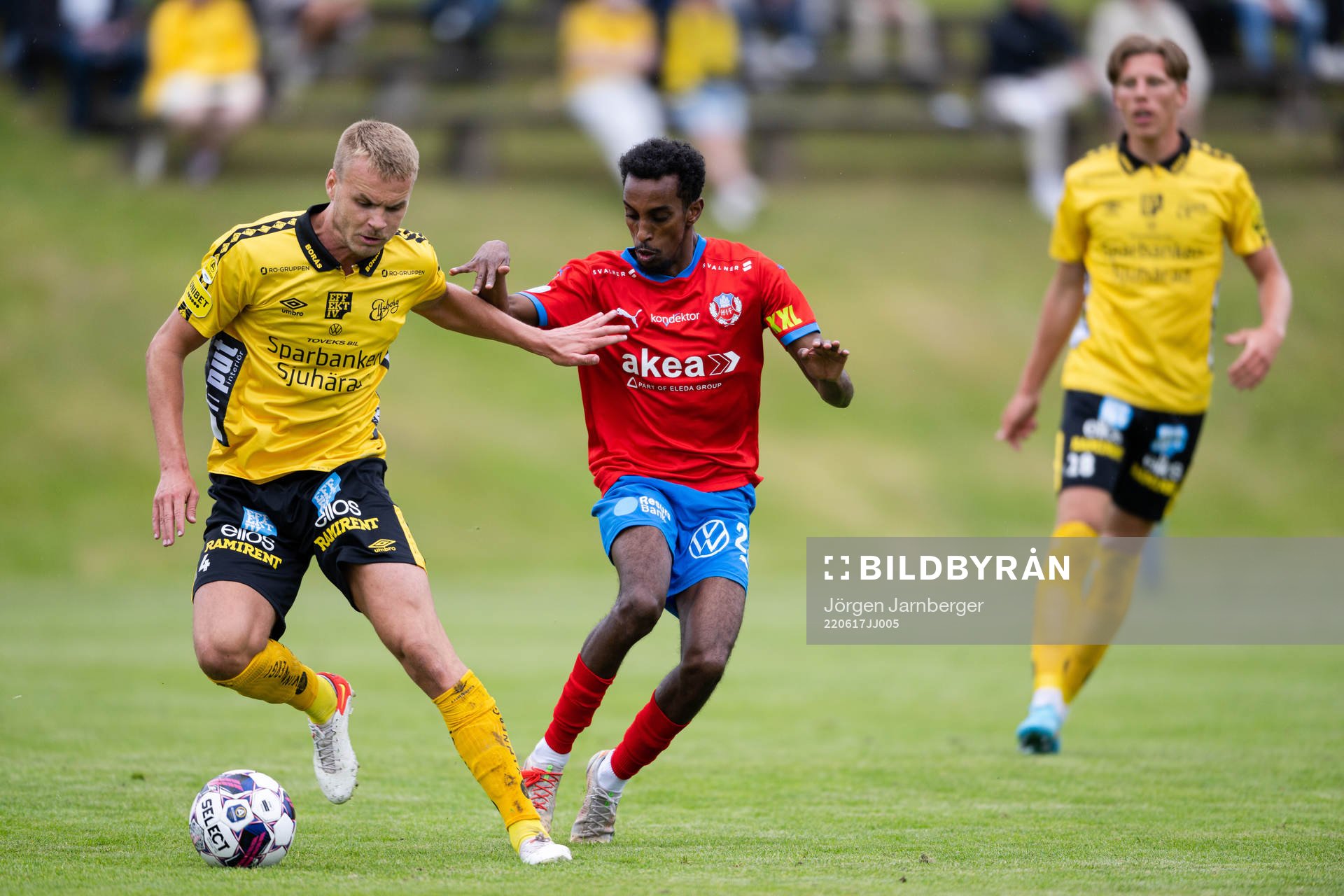 Elfsborgs Gustav Henriksson och Helsingborgs Taha Ali