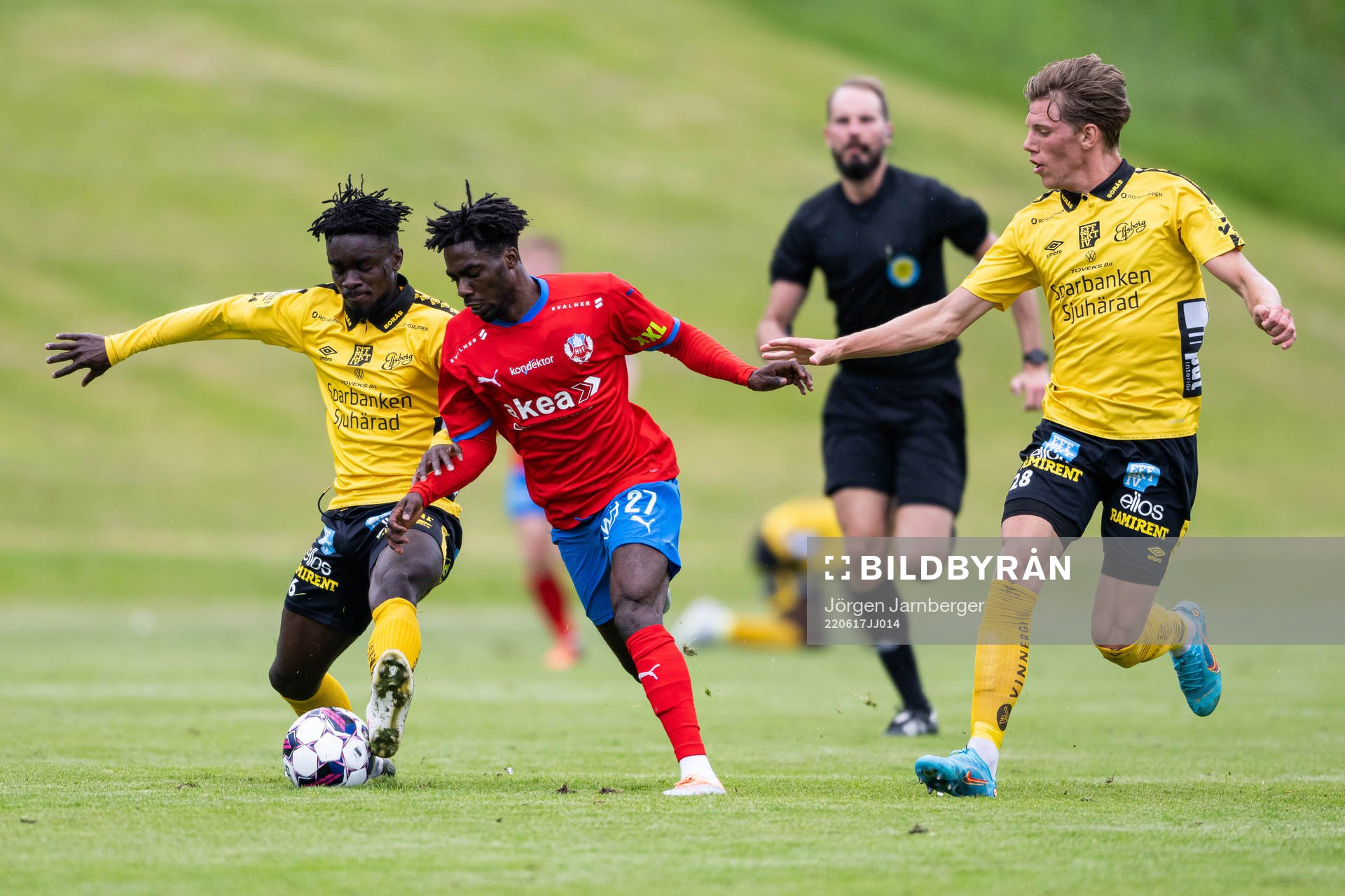 under träningsmatchen i fotboll mellan Elfsborg och