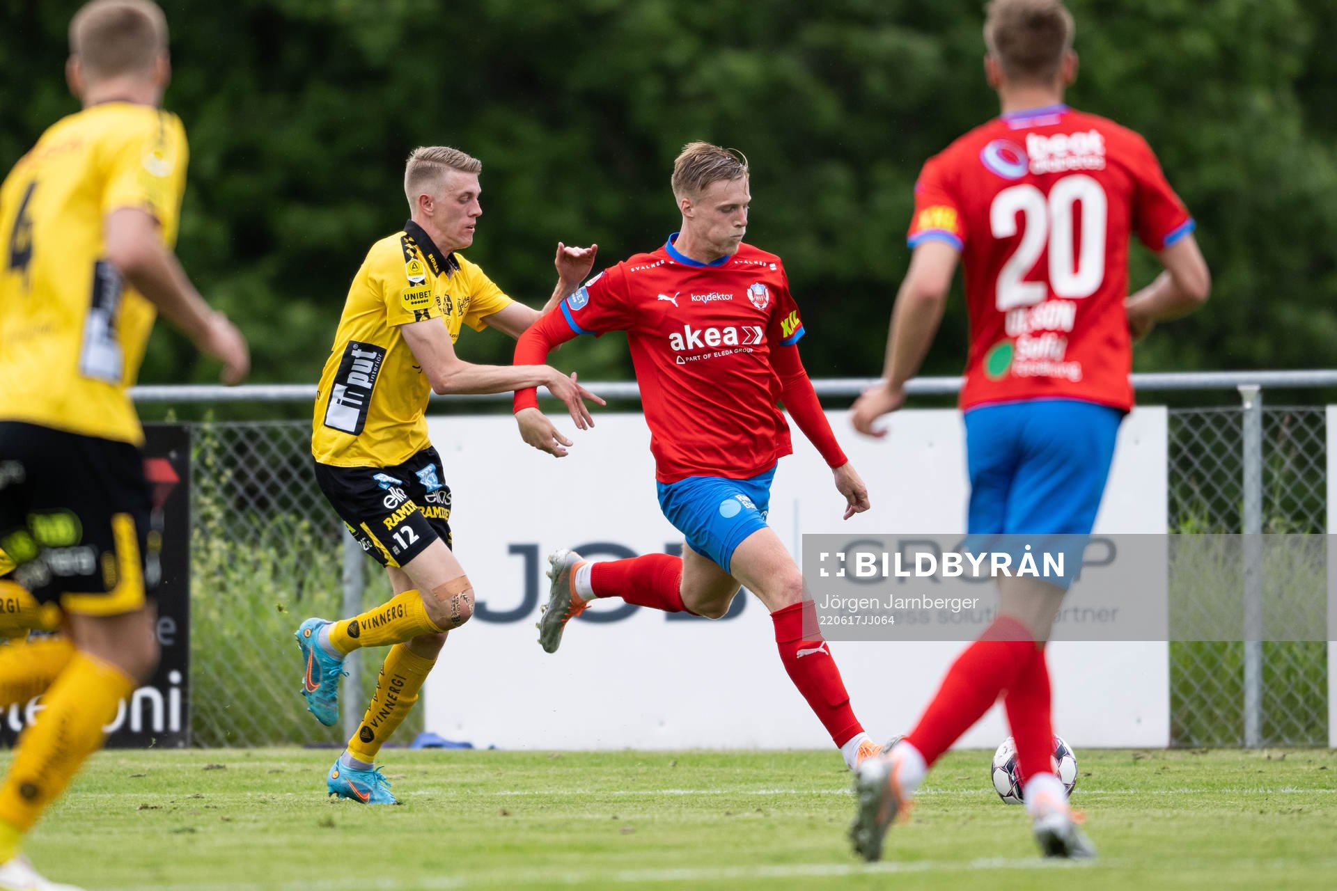 Elfsborgs Alexander Bernhardsson och Helsingborgs Emil