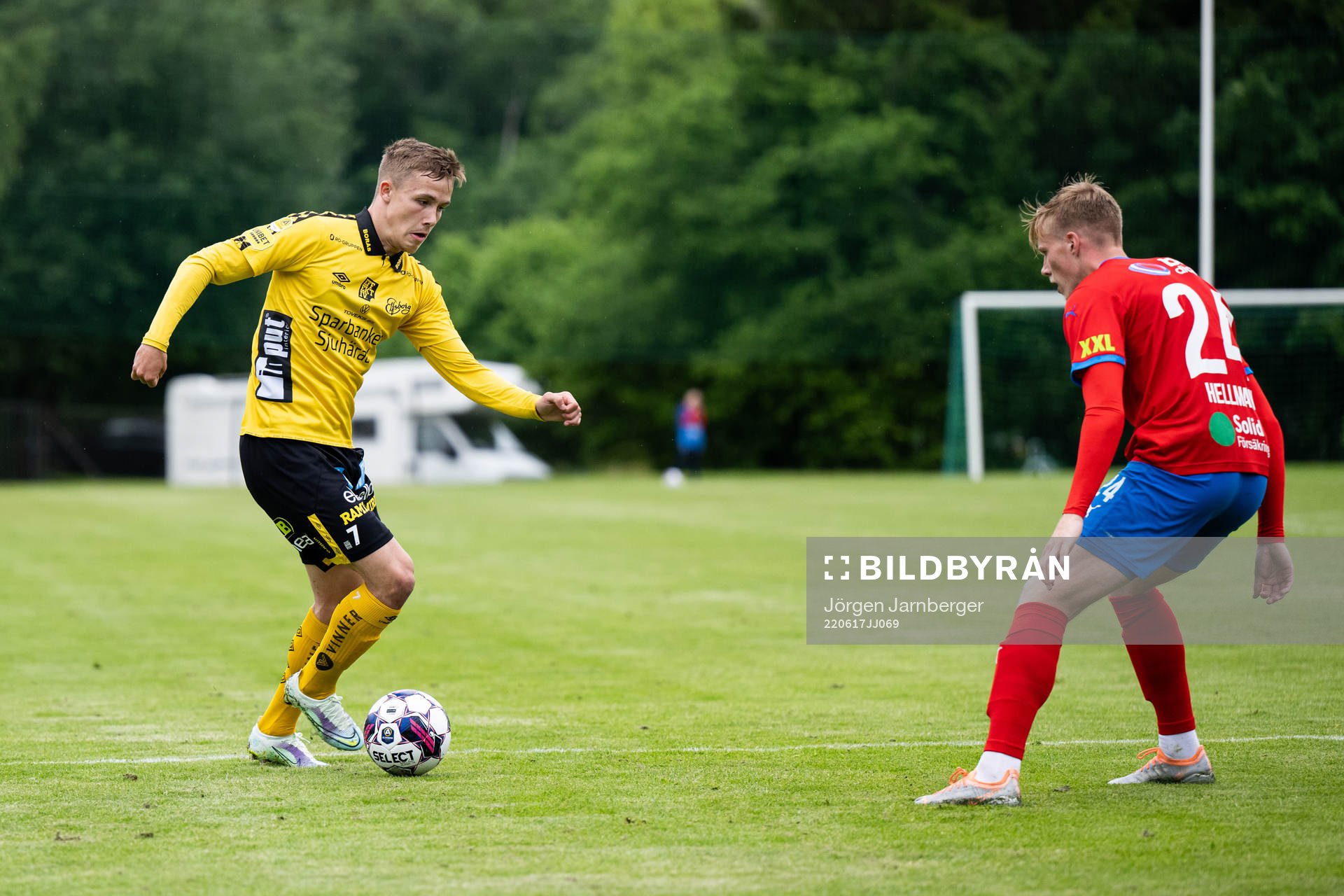 Elfsborgs Jacob Ondrejka och Helsingborgs Emil Hellman
