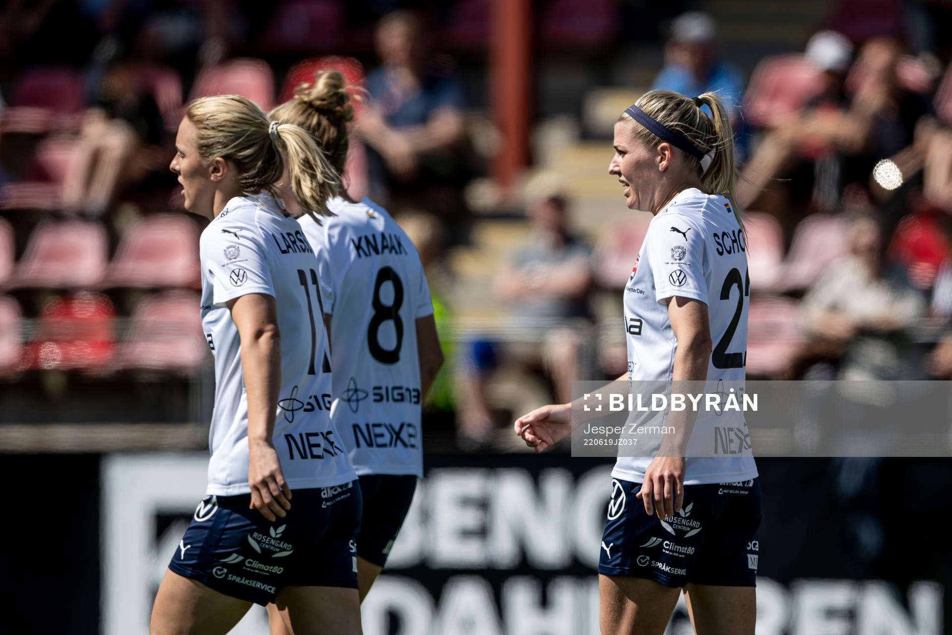 FC Rosengårds Emma Berglund jublar