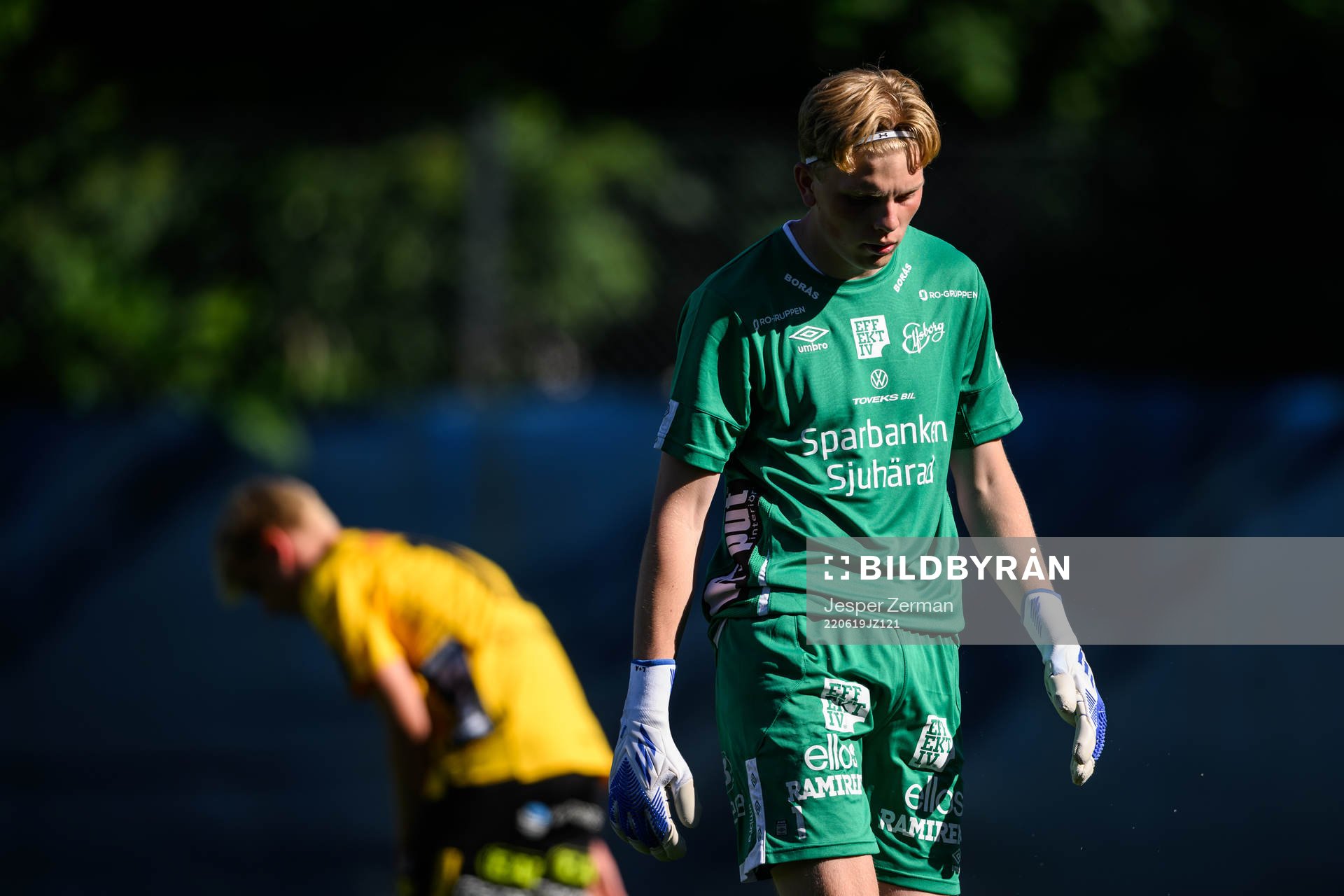 Elfsborgs målvakt Lucas Söderberg deppar