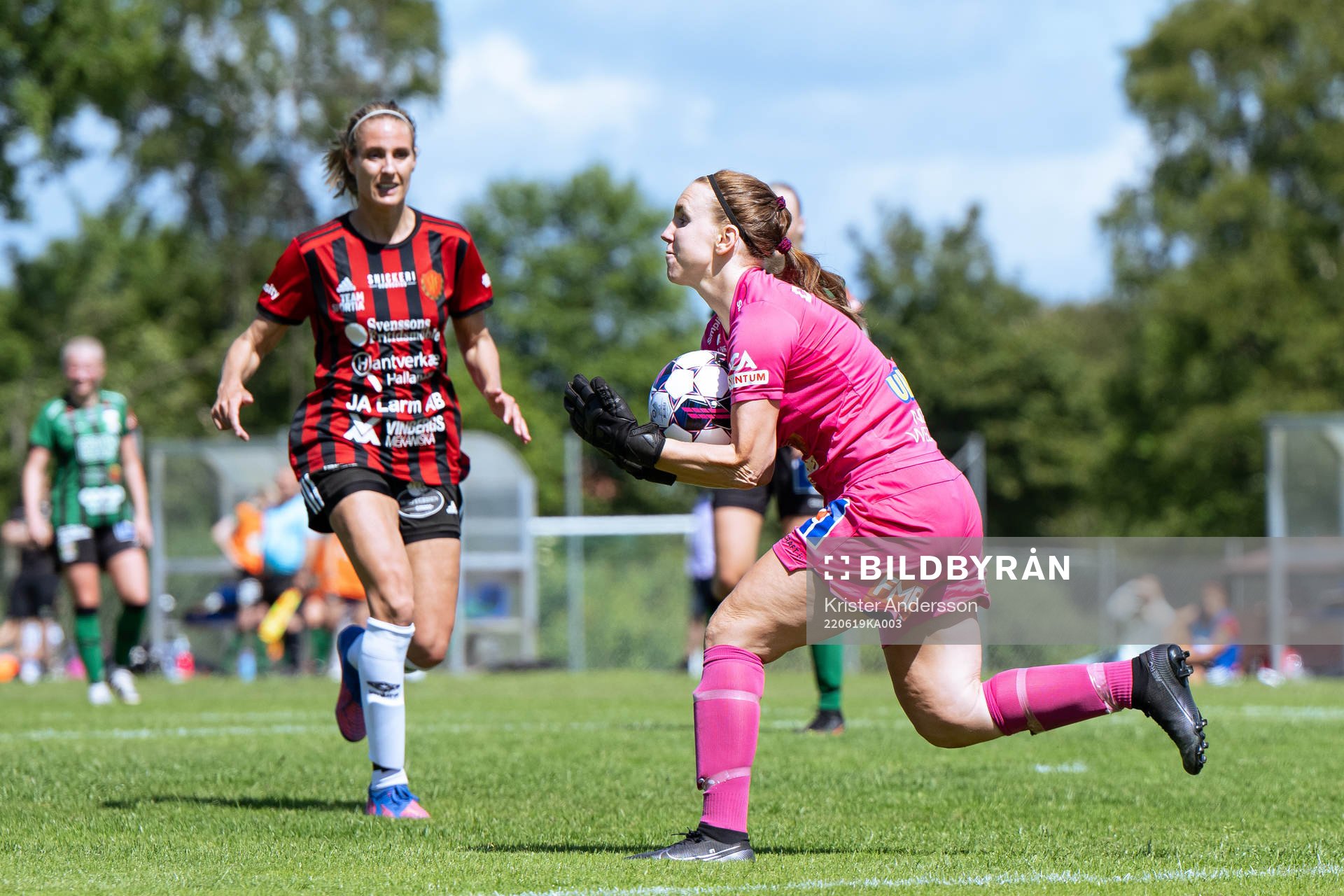 Varbergs målvakt Jasmine Strandberg