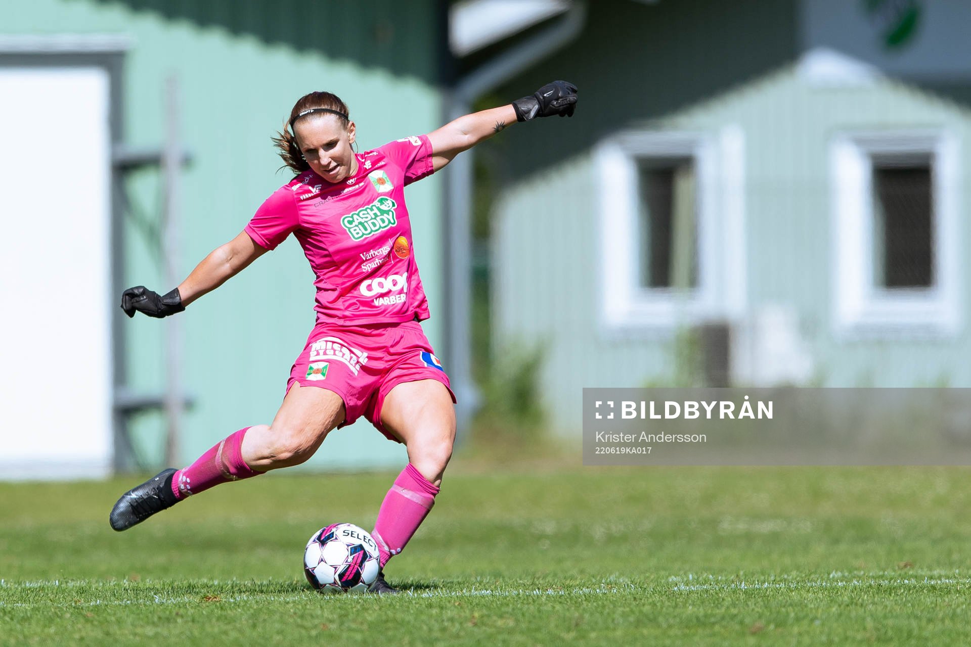 Varbergs målvakt Jasmine Strandberg