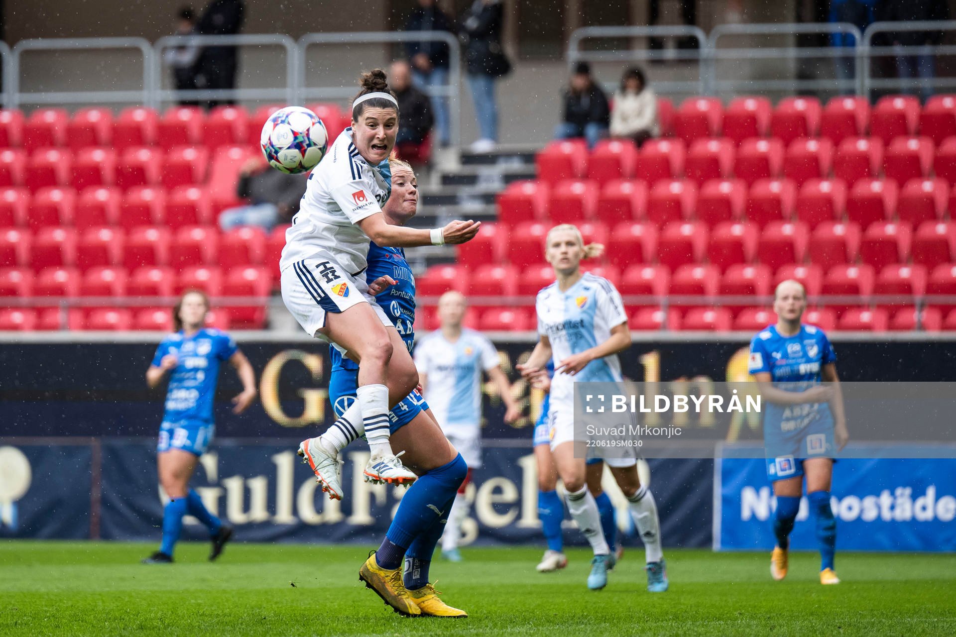 Djurgårdens Hayley Dowd och Kalmars Paige Culver