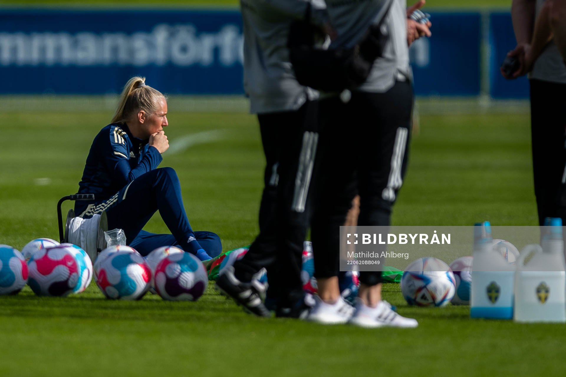 Stina Blackstenius  of the Swedish women's national