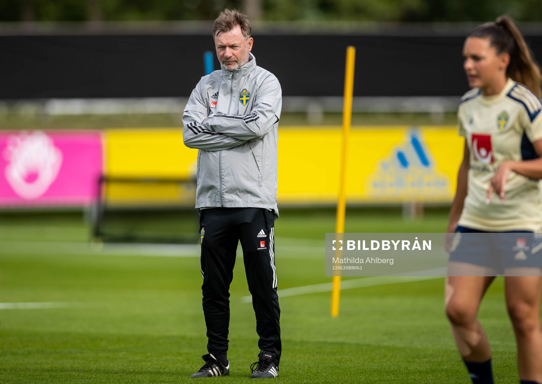 Head coach Peter Gerhardsson of the Swedish women's