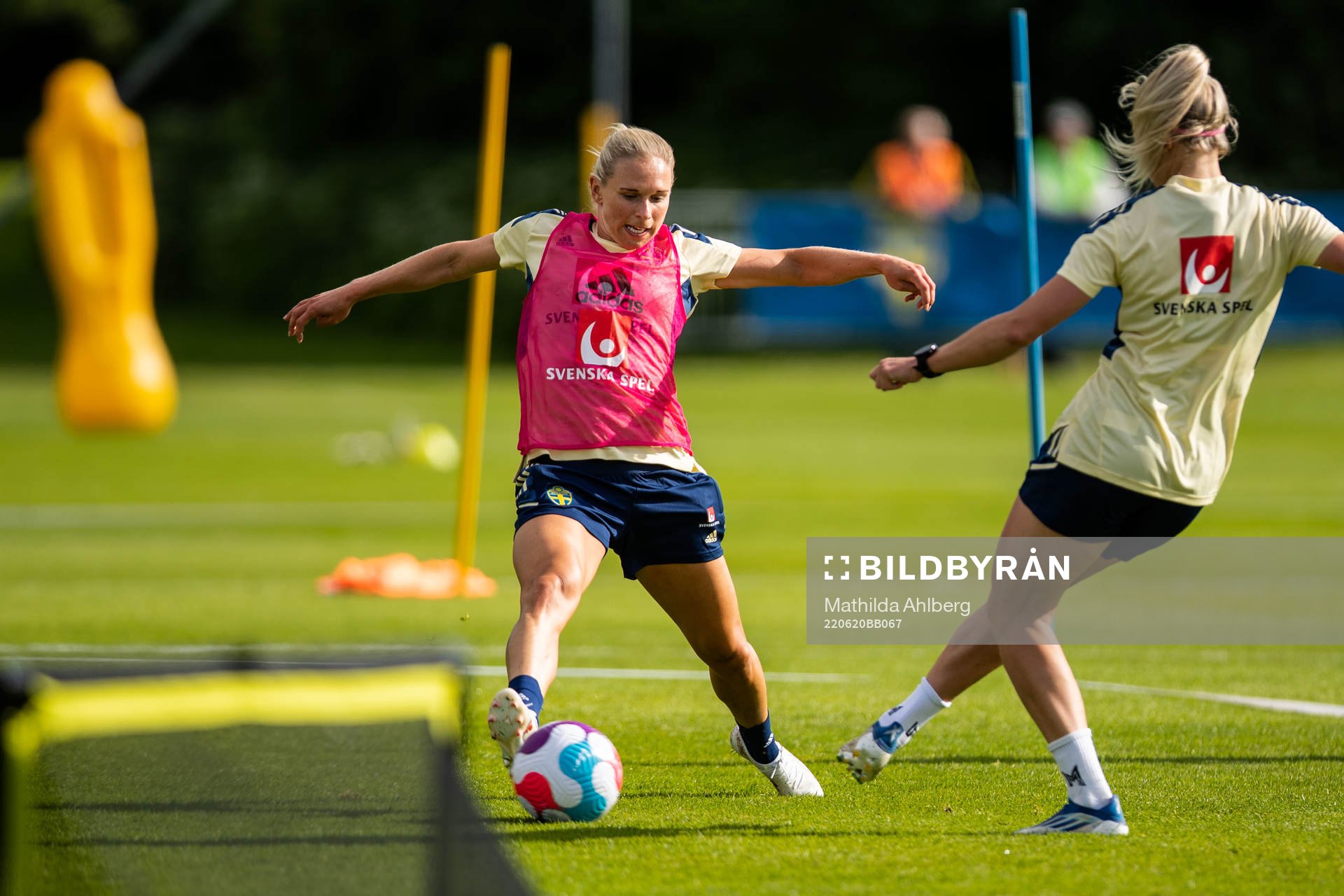 Jonna Andersson of the Swedish women's national football