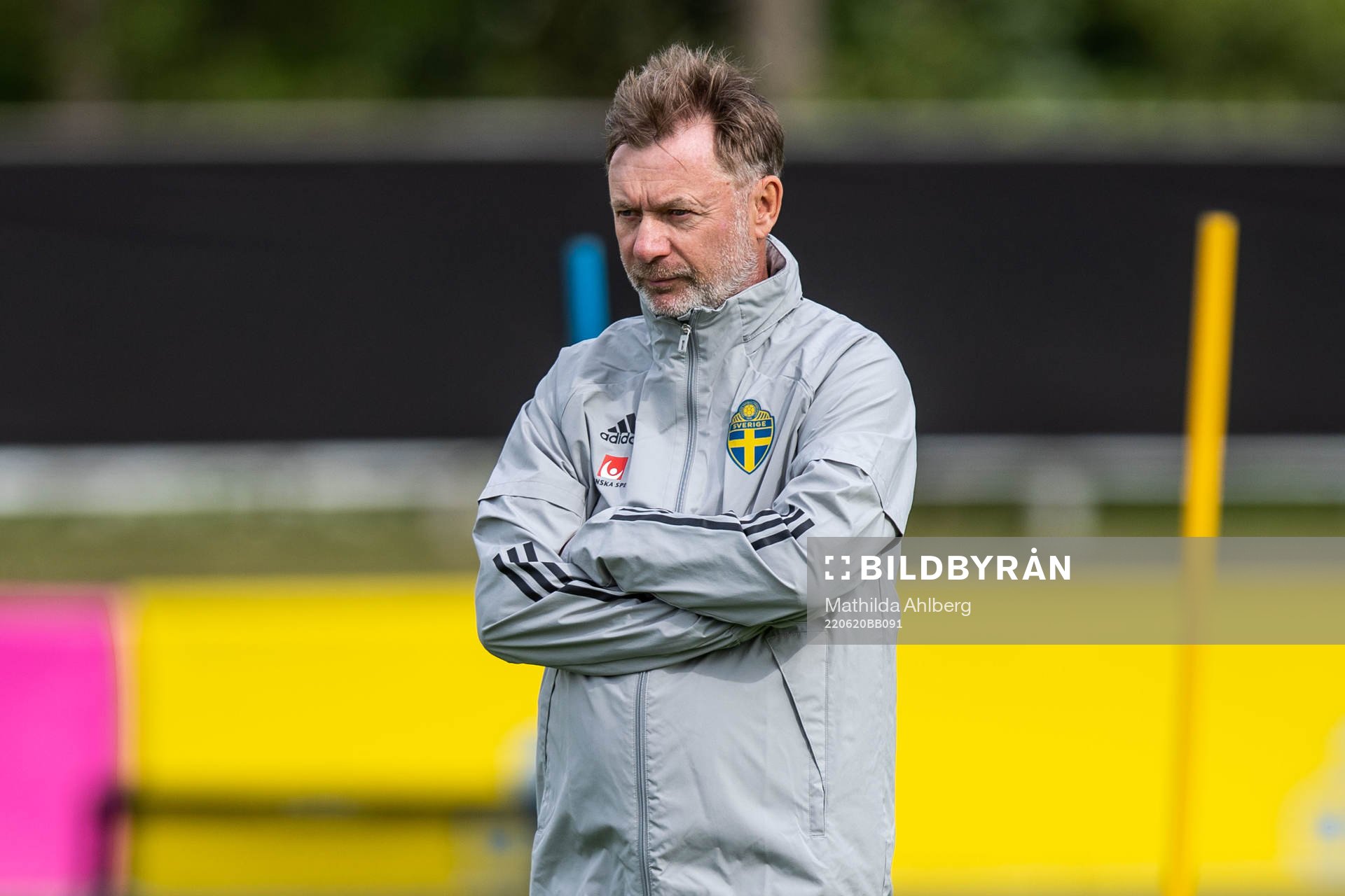 Head coach Peter Gerhardsson of the Swedish women's