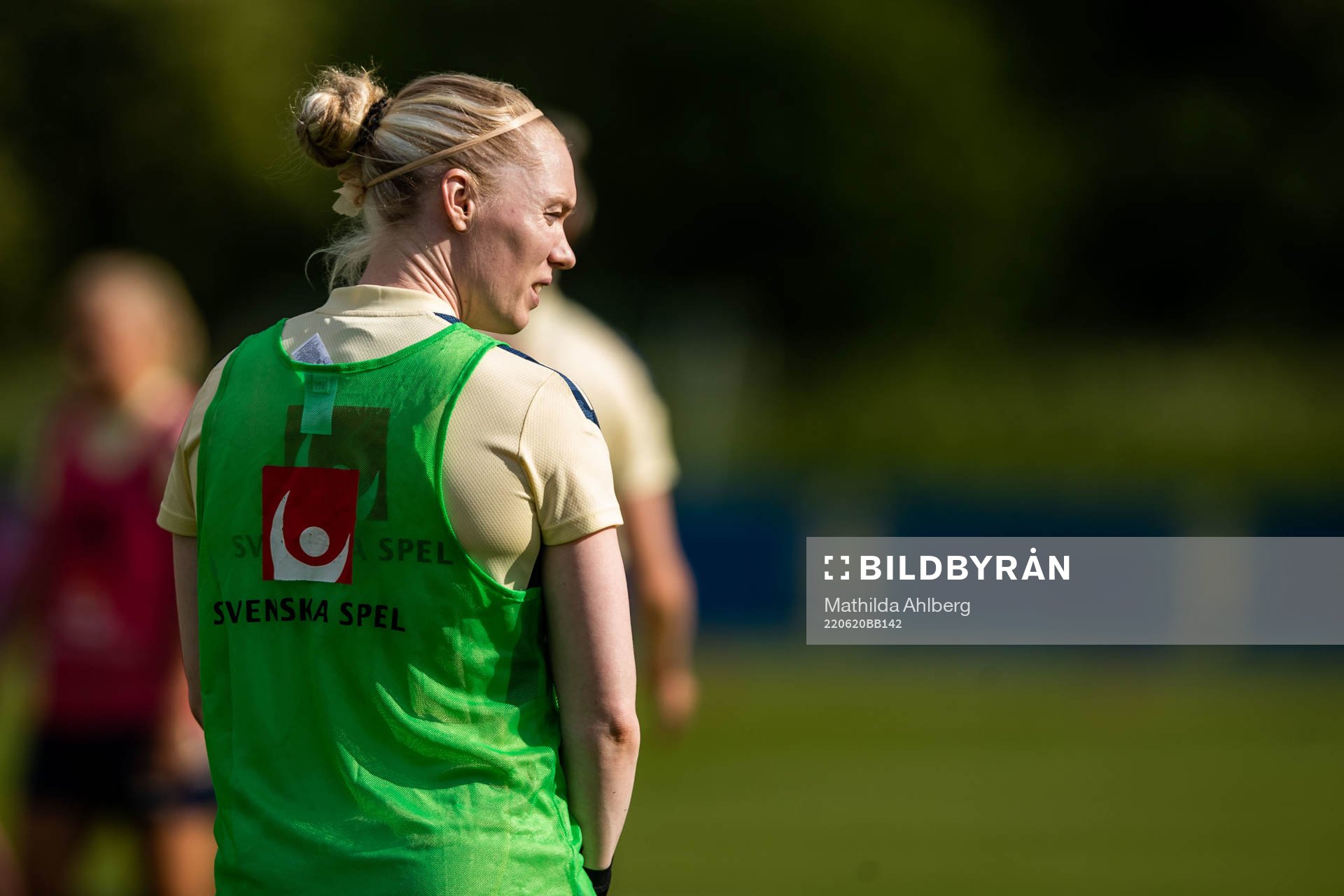 Goalkeeper Hedvig Lindahl of the Swedish women's national