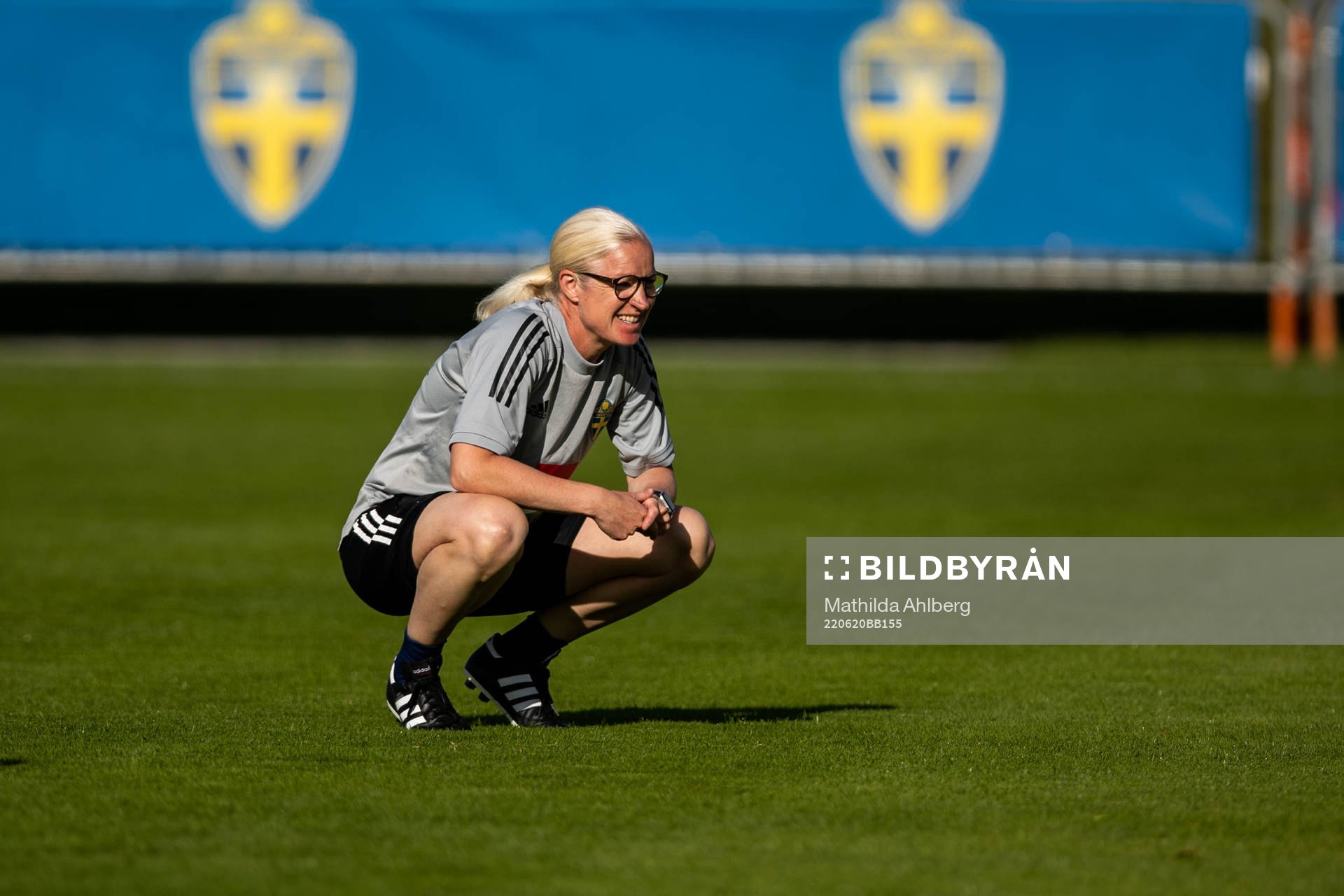 Assistent coach Victoria Sandell of the Swedish women's