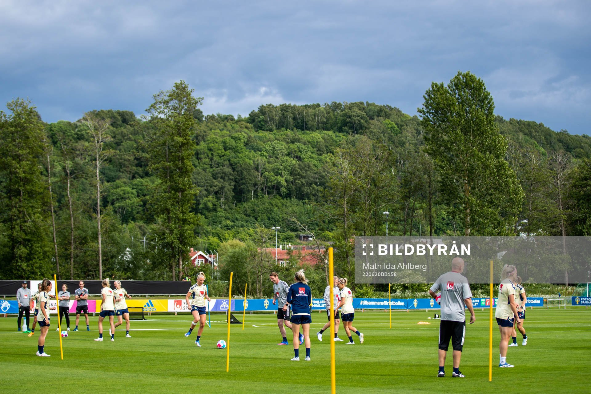 Players of the Swedish women's national football team
