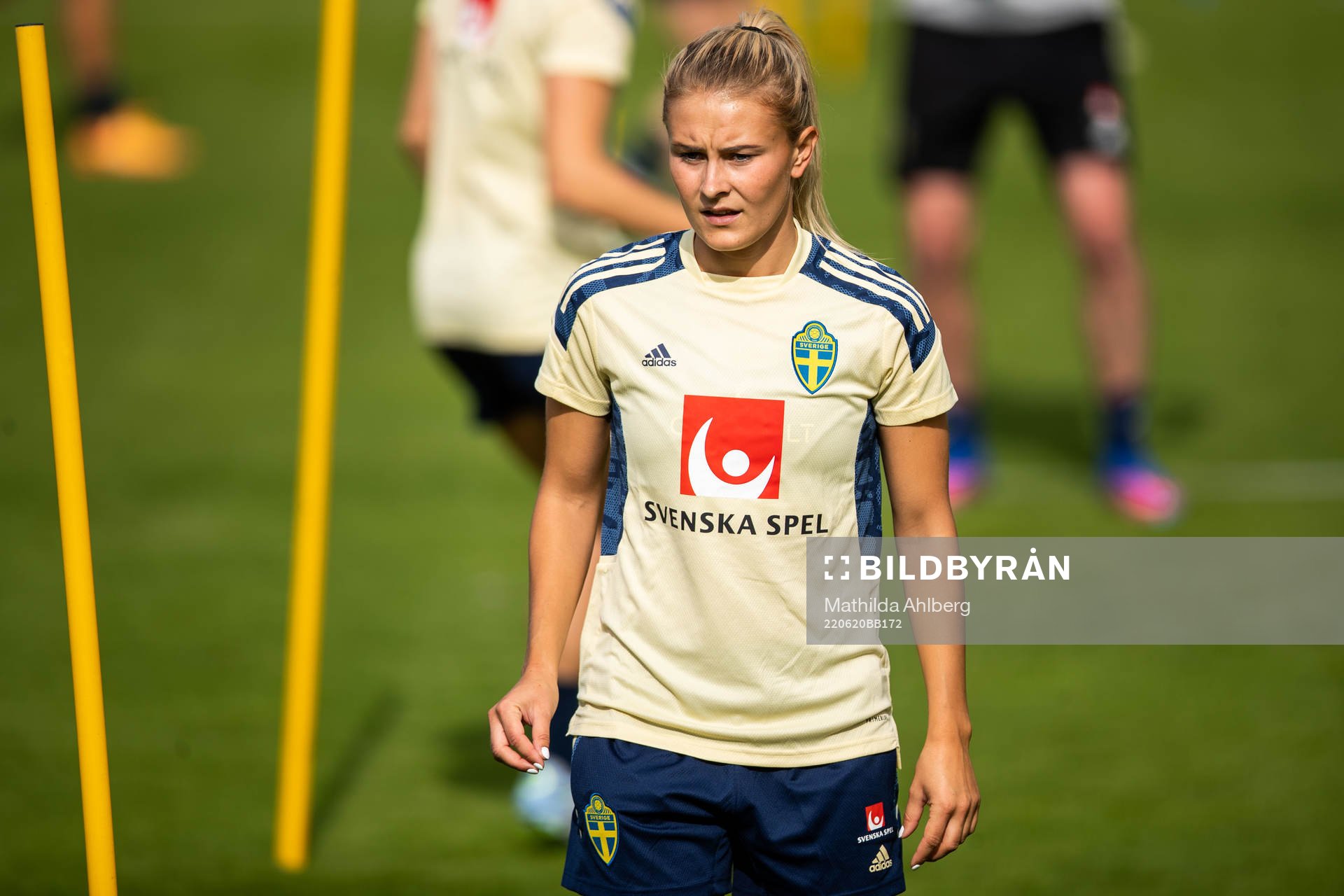 Amanda Nildén of the Swedish women's national football team