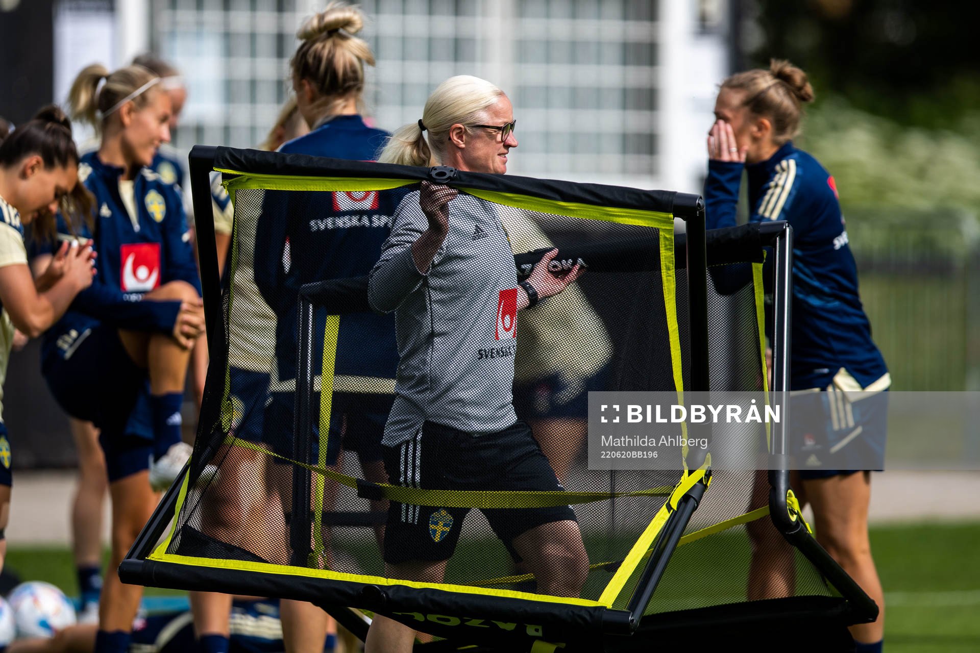 Assistent coach Victoria Sandell of the Swedish women's