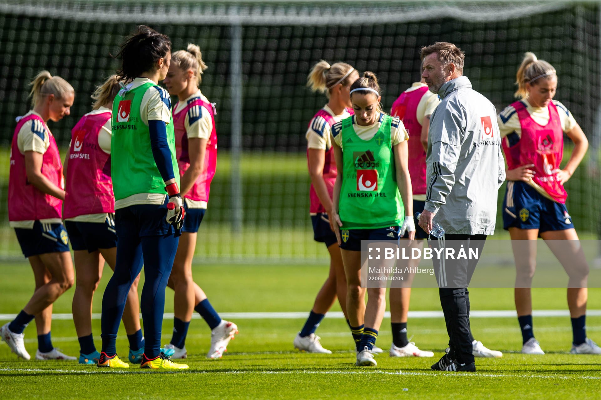Head coach Peter Gerhardsson of the Swedish women's
