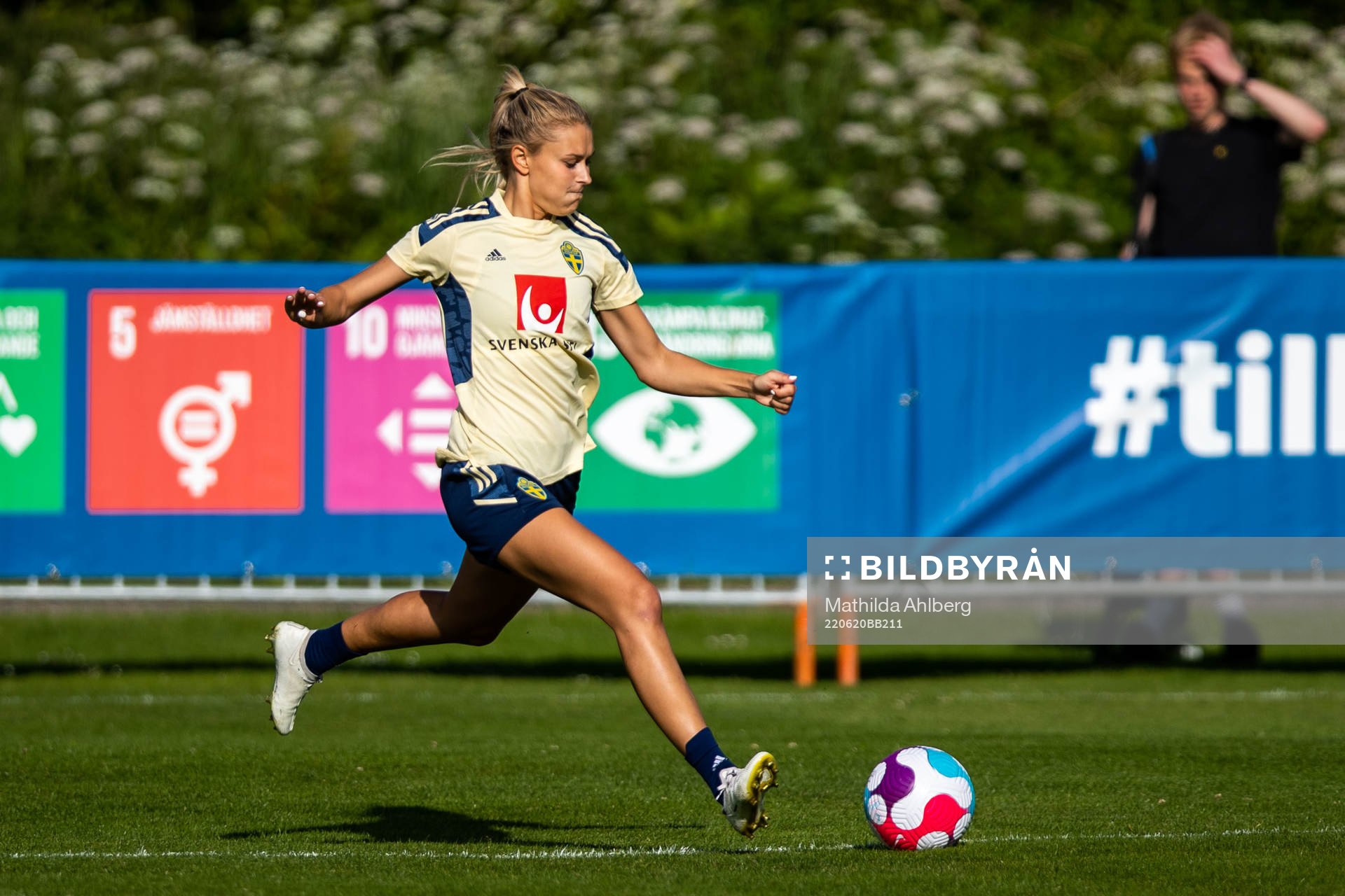 Amanda Nildén of the Swedish women's national football team