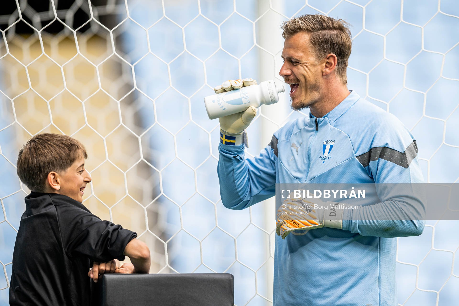 Malmö FFs målvakt Johan Dahlin