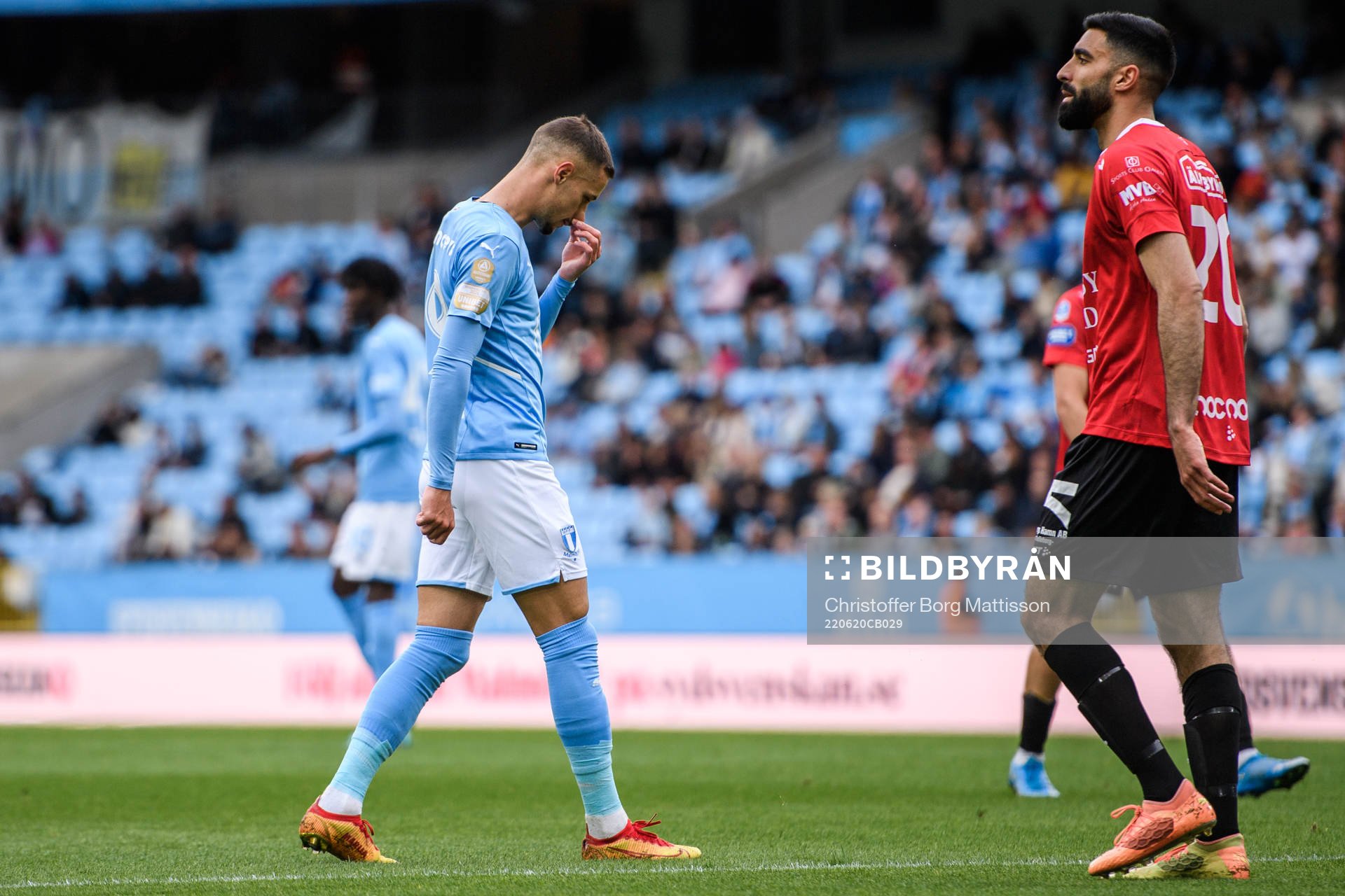 Malmö FFs Veljko Birmancevic deppar