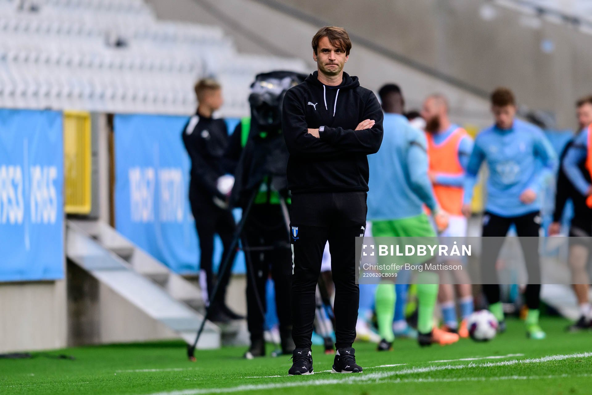 Malmö FFs tränare Milos Milojevic deppar