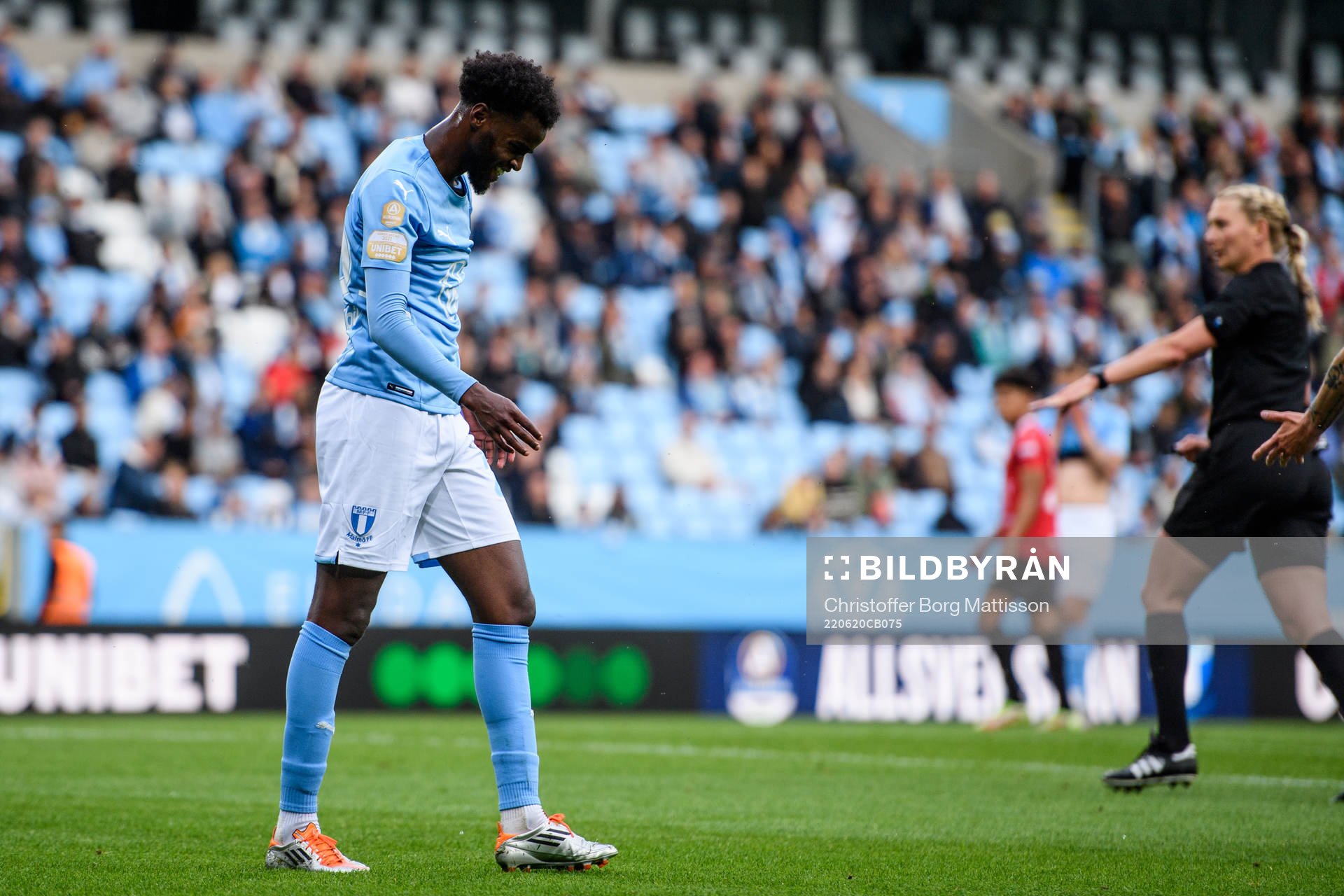 Malmö FFs Mubaarak Nuh deppar