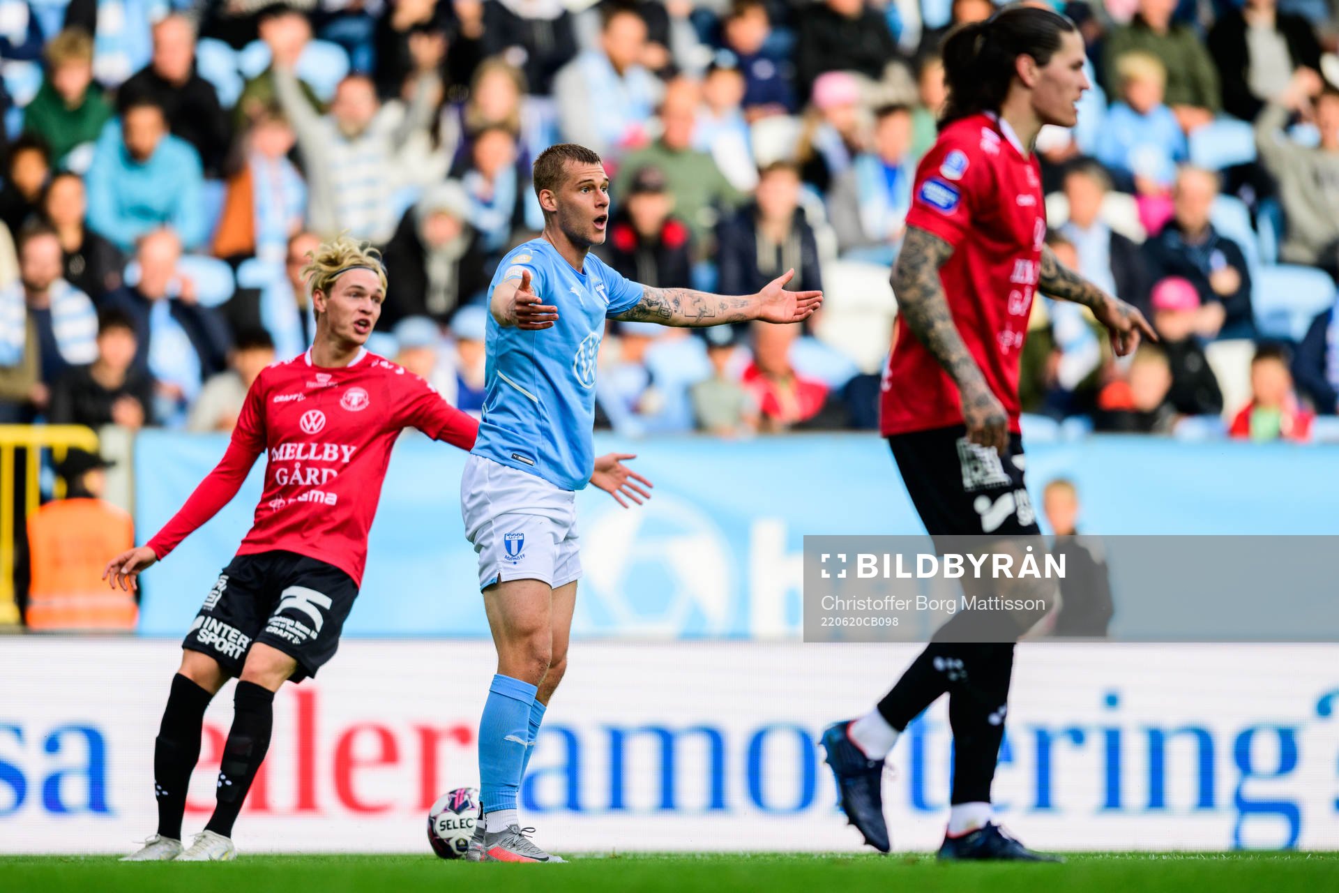 Malmö FFs Felix Beijmo reagerar