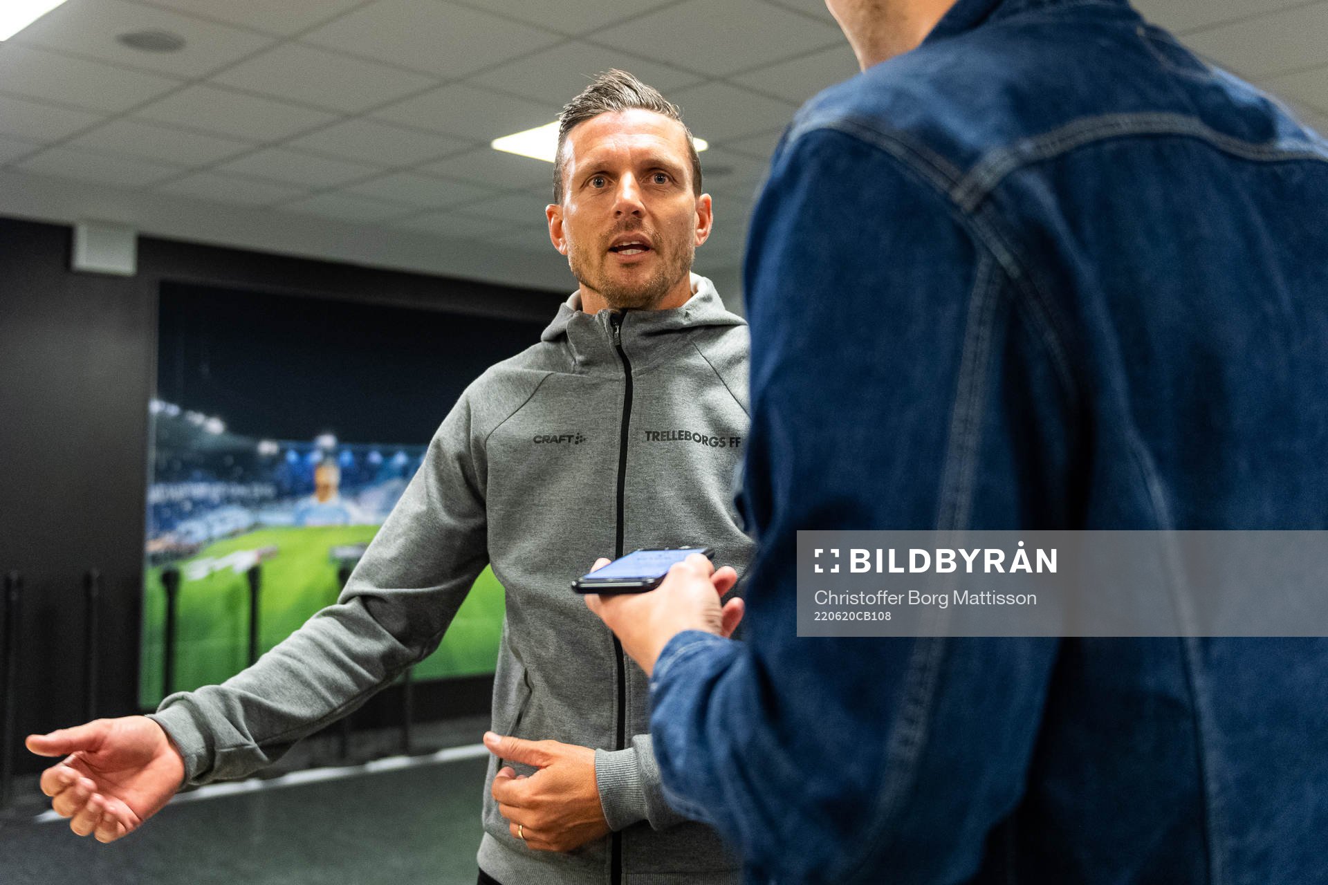 Trelleborgs tränare Kristian Haynes