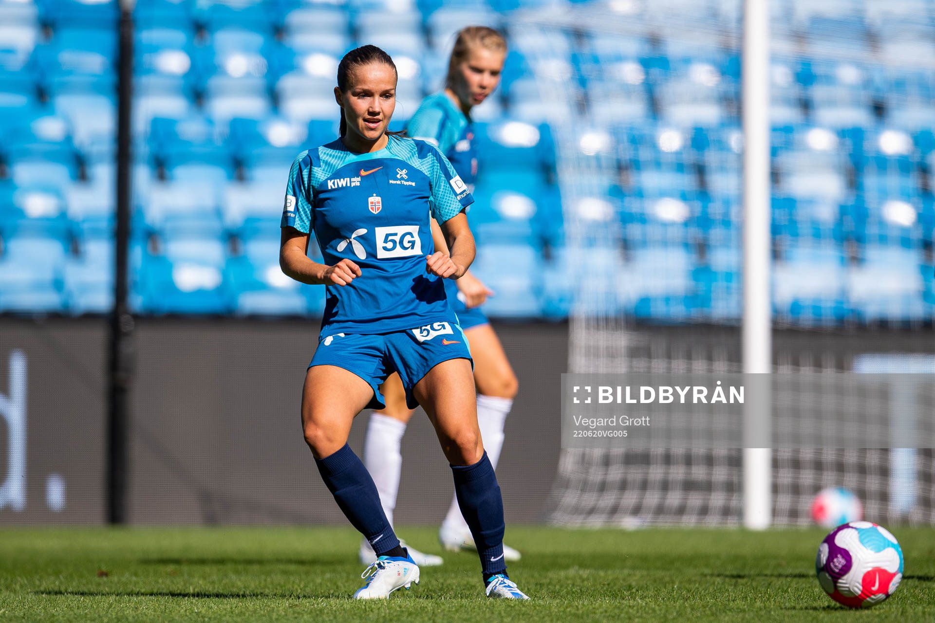 Guro Reiten of the Norwegian women's national football team
