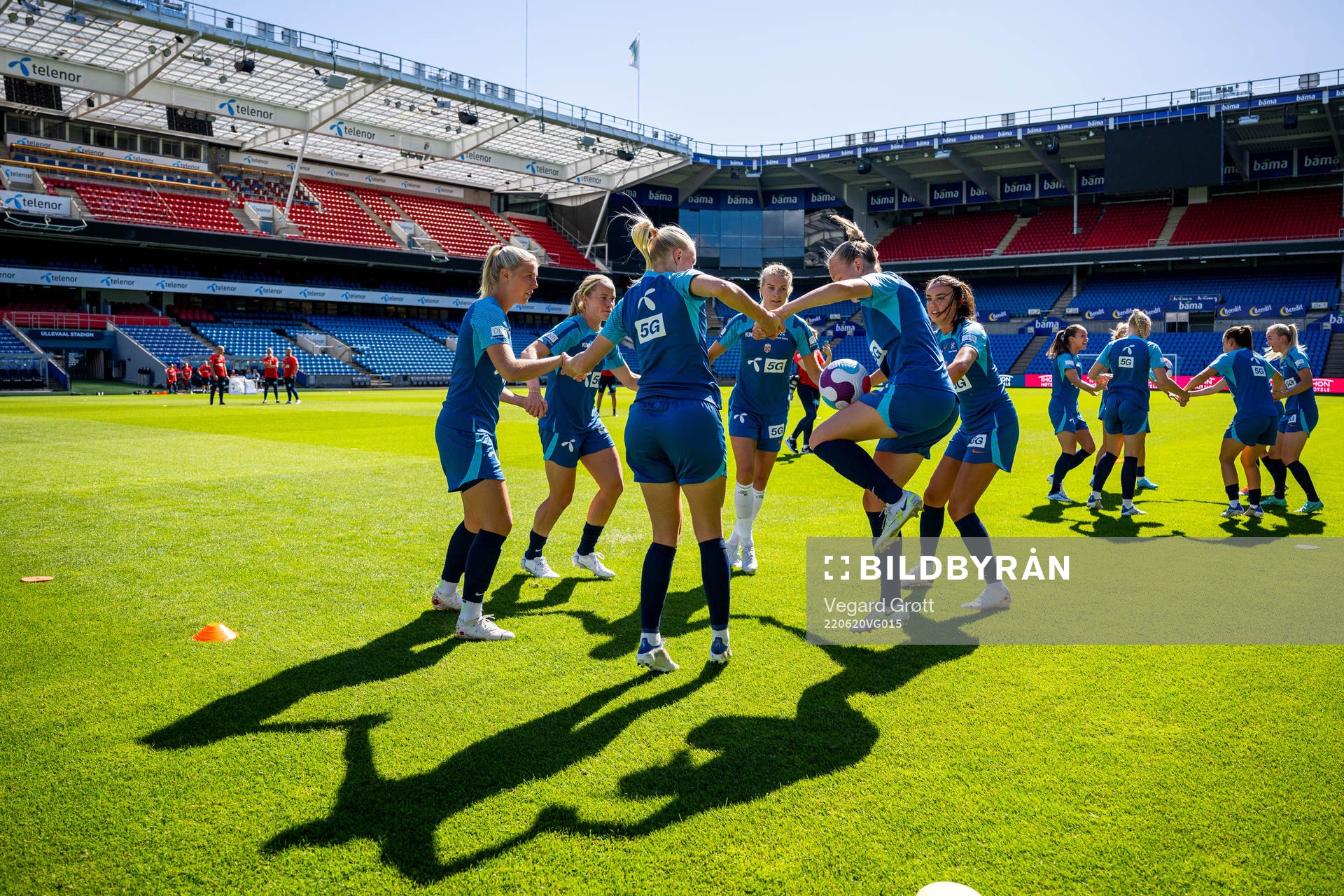 Sophie Román Haug, Julie Blakstad, Ada Hegerberg, Frida