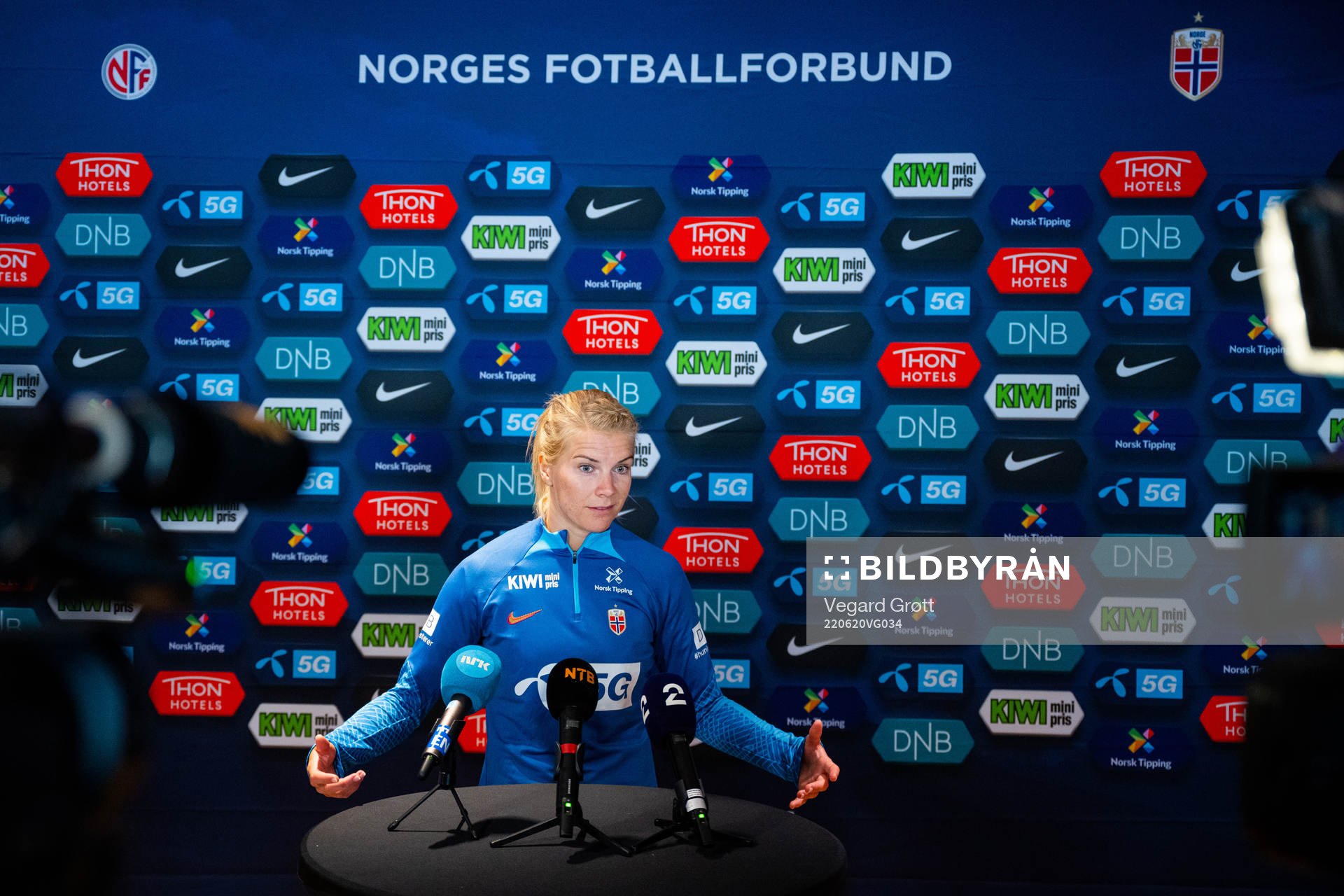 Ada Hegerberg of the Norwegian women's national football