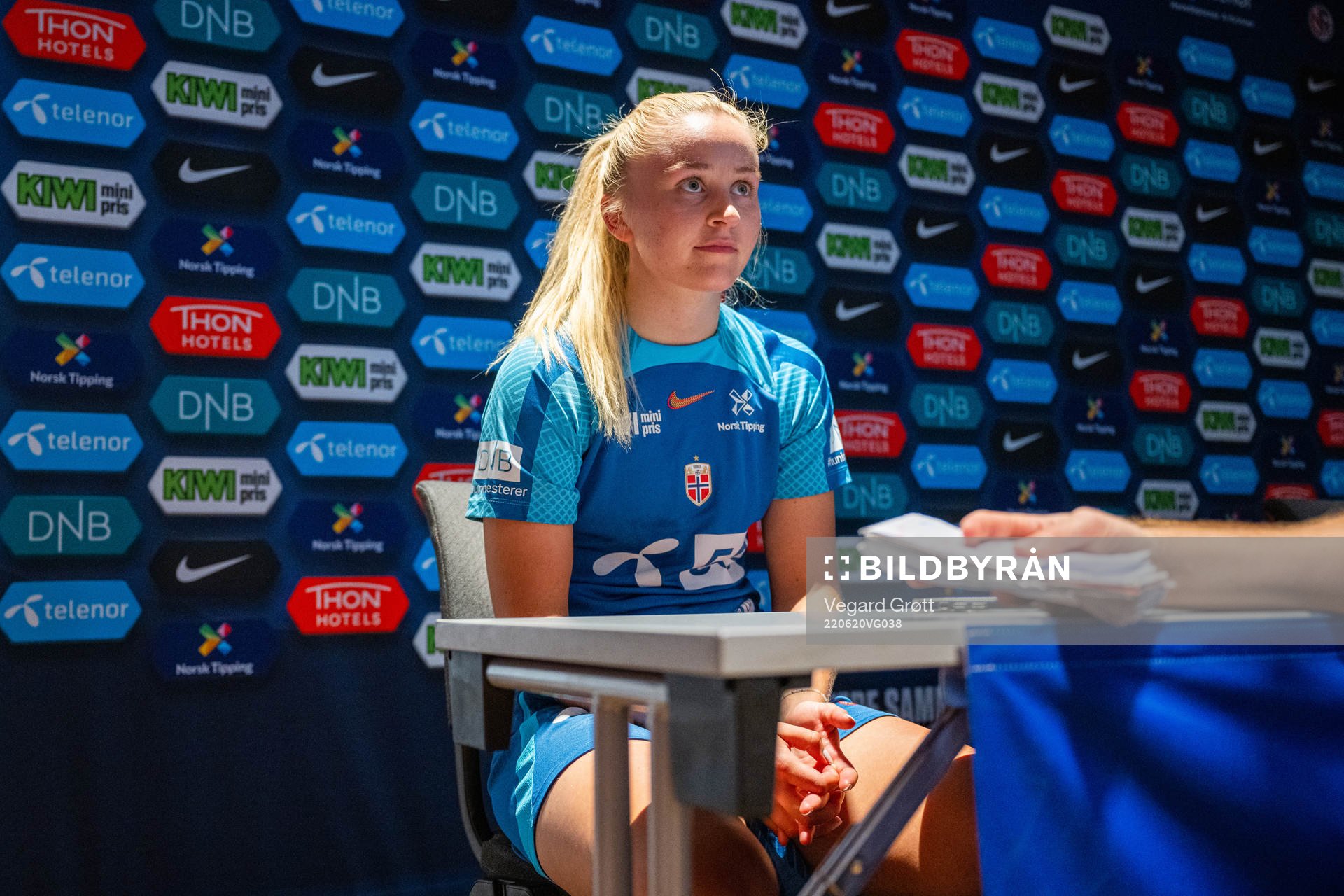 Anna Jøsendal of the Norwegian women's national football