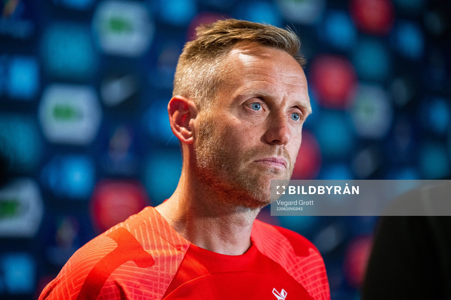 Martin Sjögren, head coach of the Norwegian women's